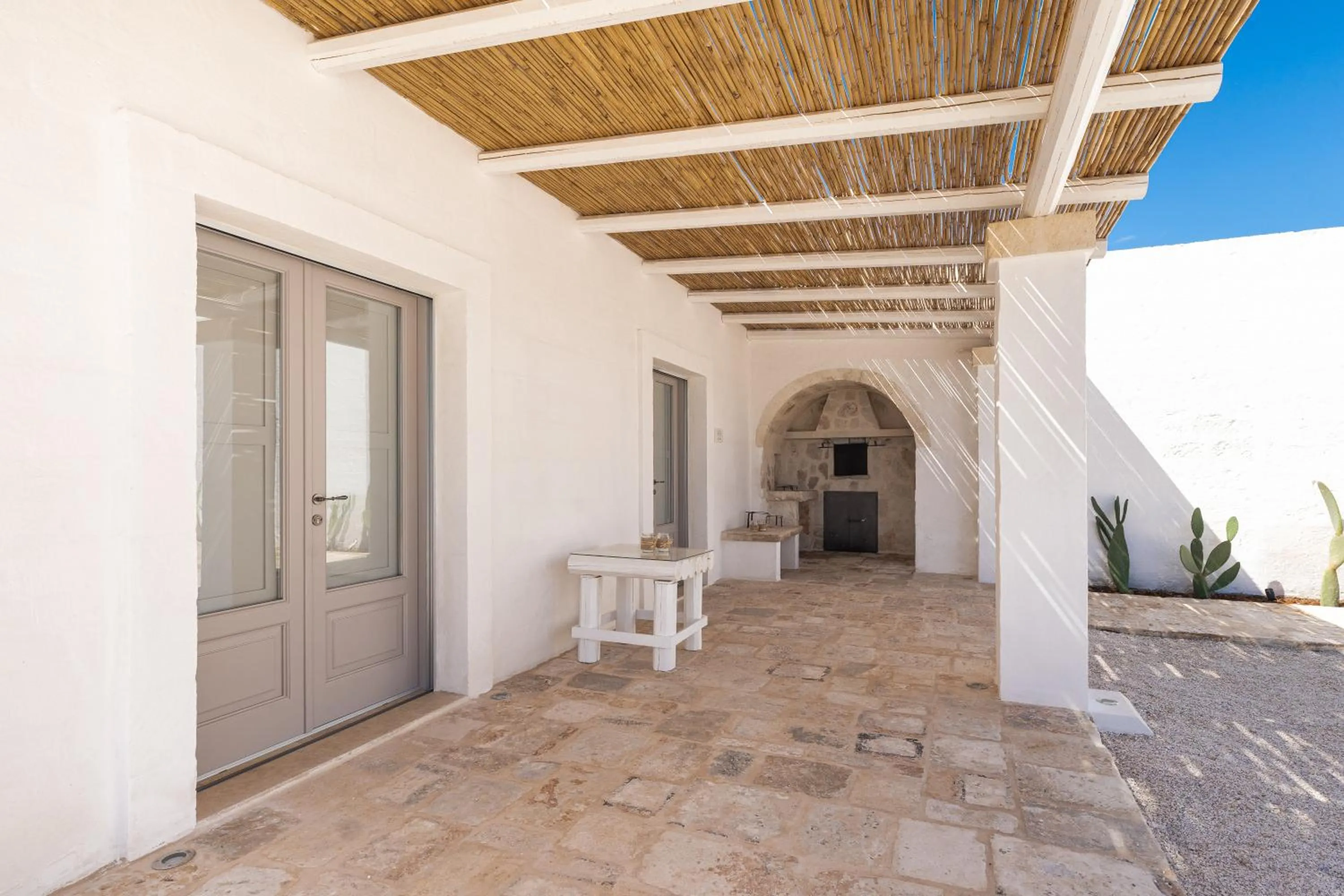 Inner courtyard view in Masseria Villa Verde