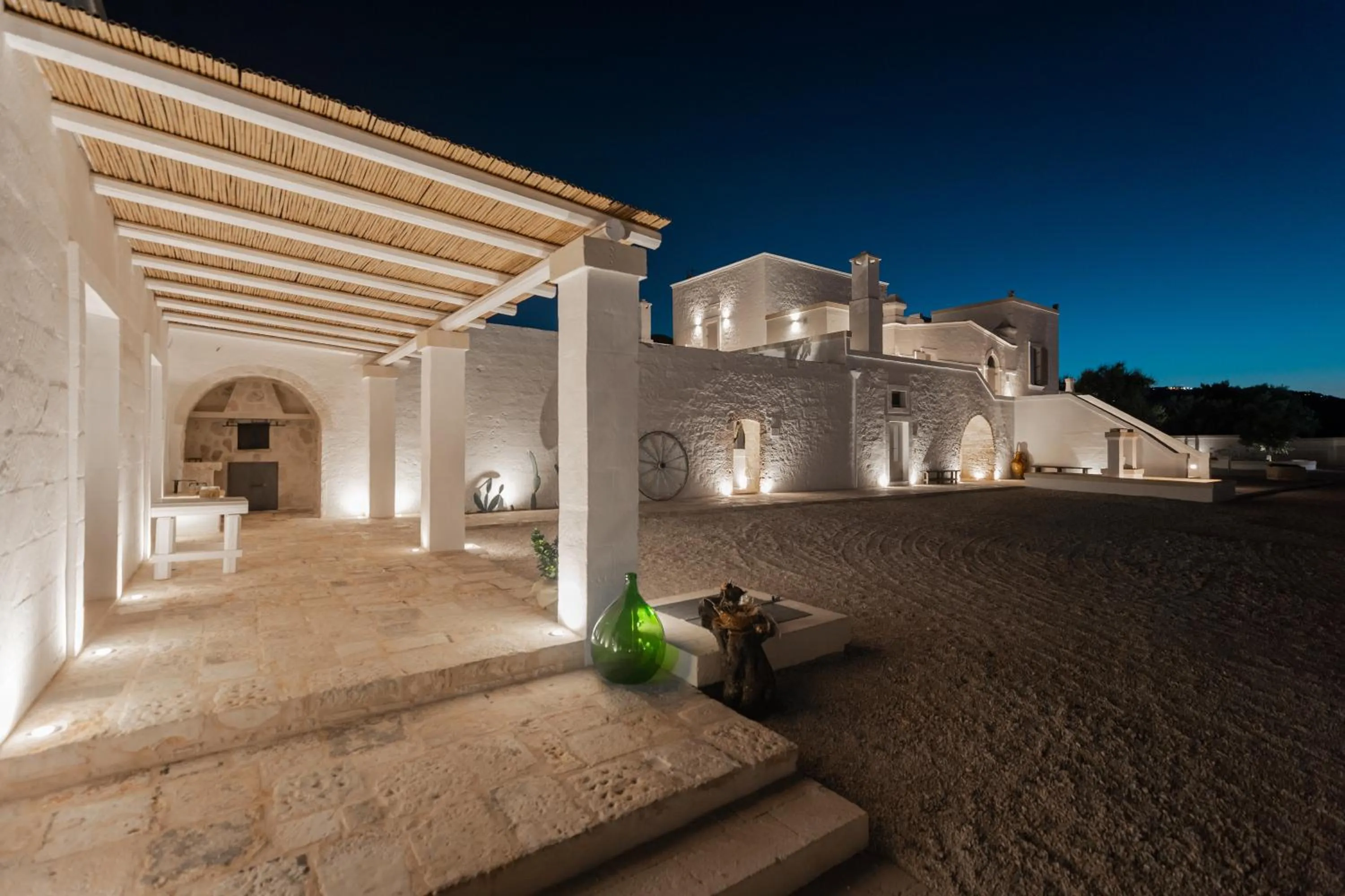 Inner courtyard view in Masseria Villa Verde