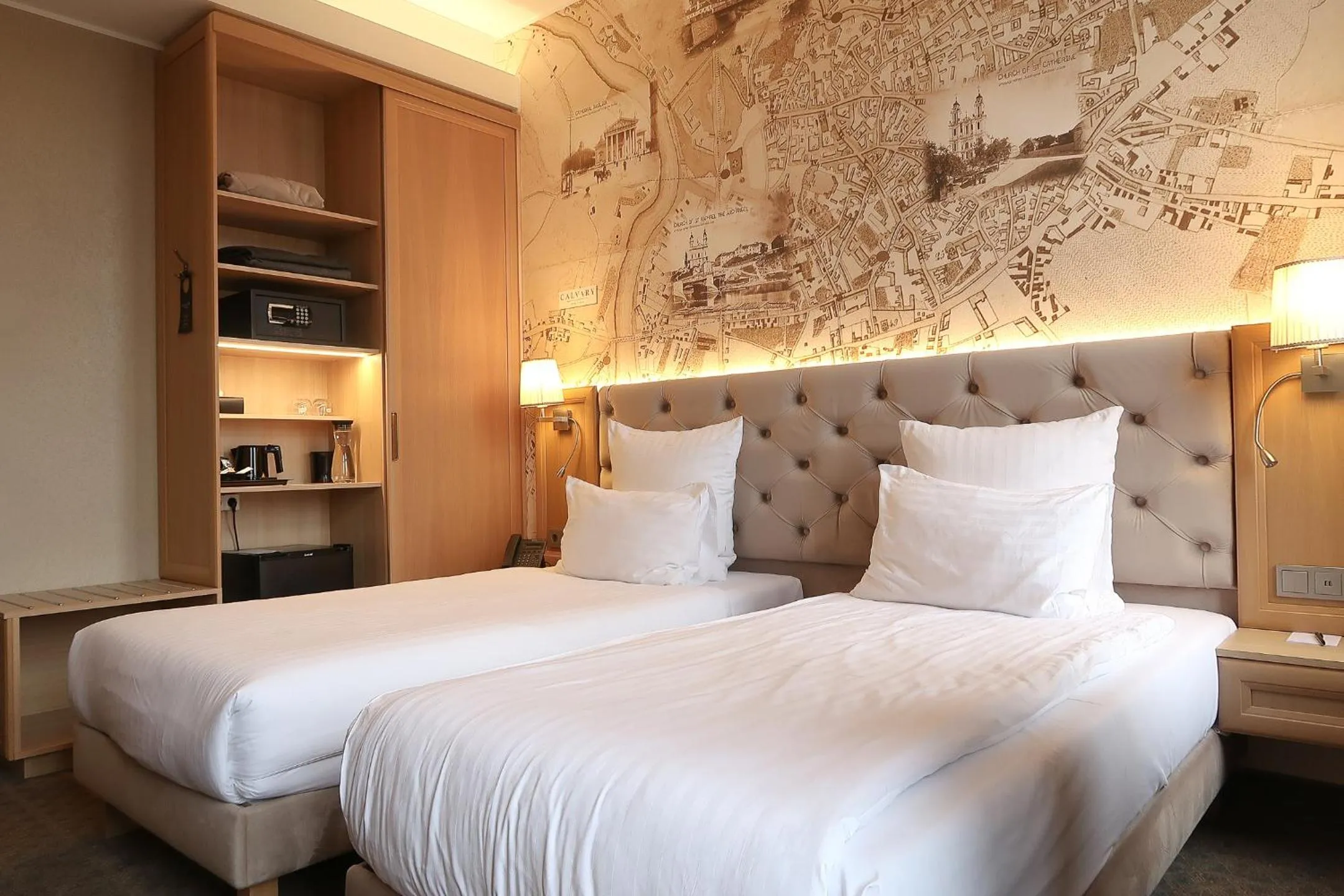 Bed in CALVARY Hotel & Restaurant Vilnius