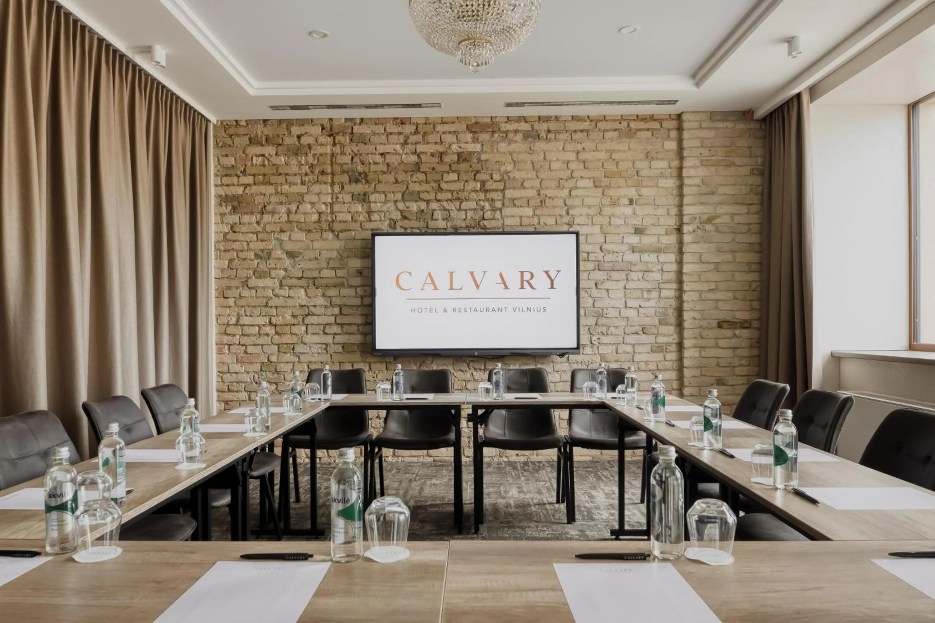 Meeting/conference room in CALVARY Hotel & Restaurant Vilnius