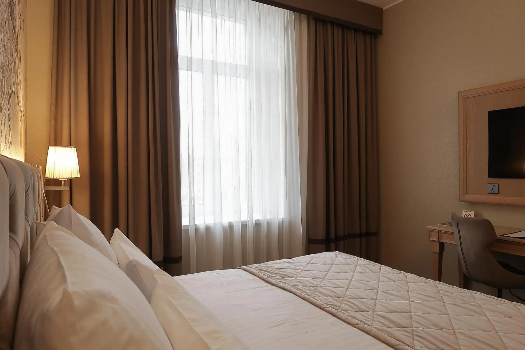 Bed in CALVARY Hotel & Restaurant Vilnius