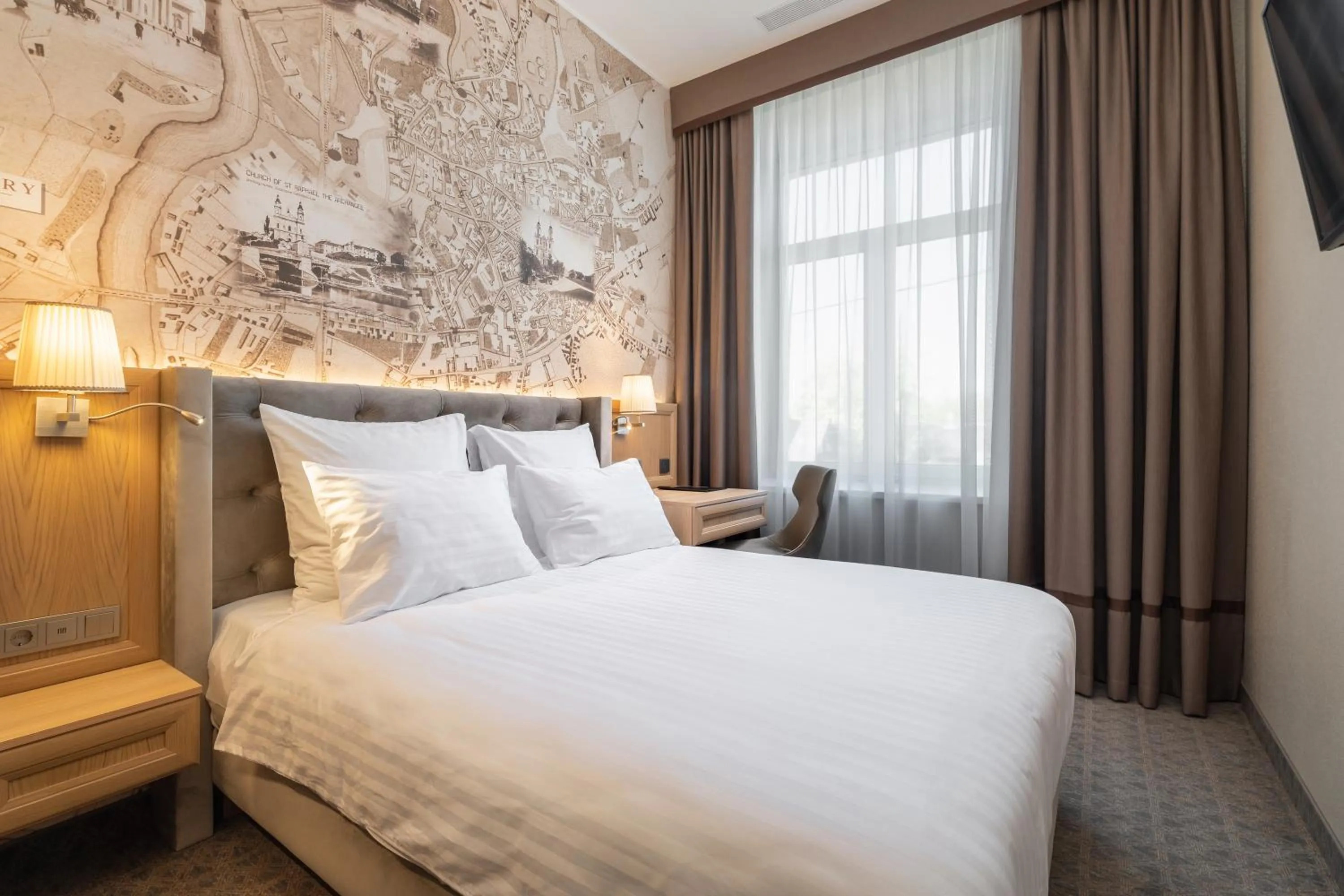 Bed in CALVARY Hotel & Restaurant Vilnius