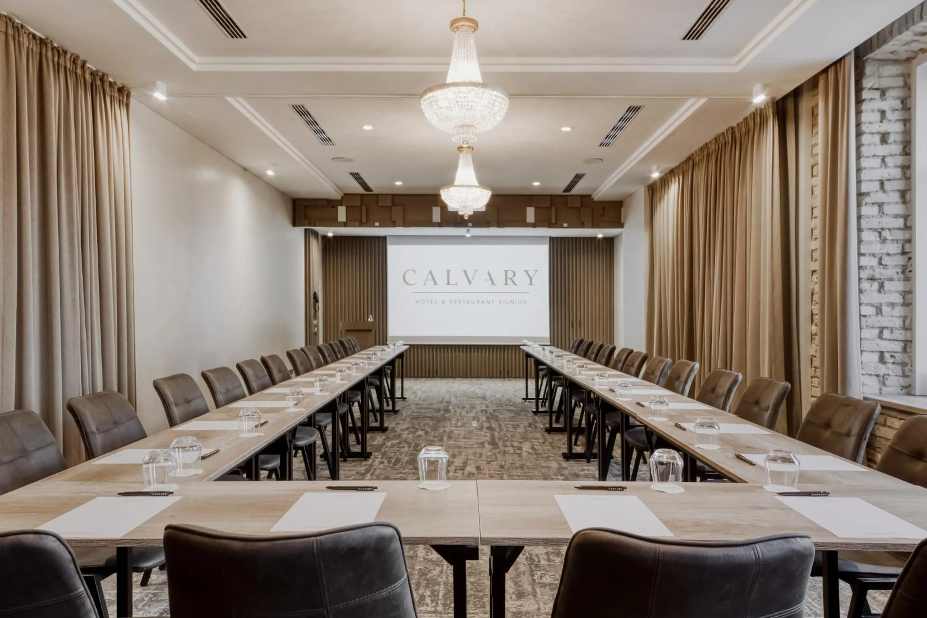 Meeting/conference room in CALVARY Hotel & Restaurant Vilnius