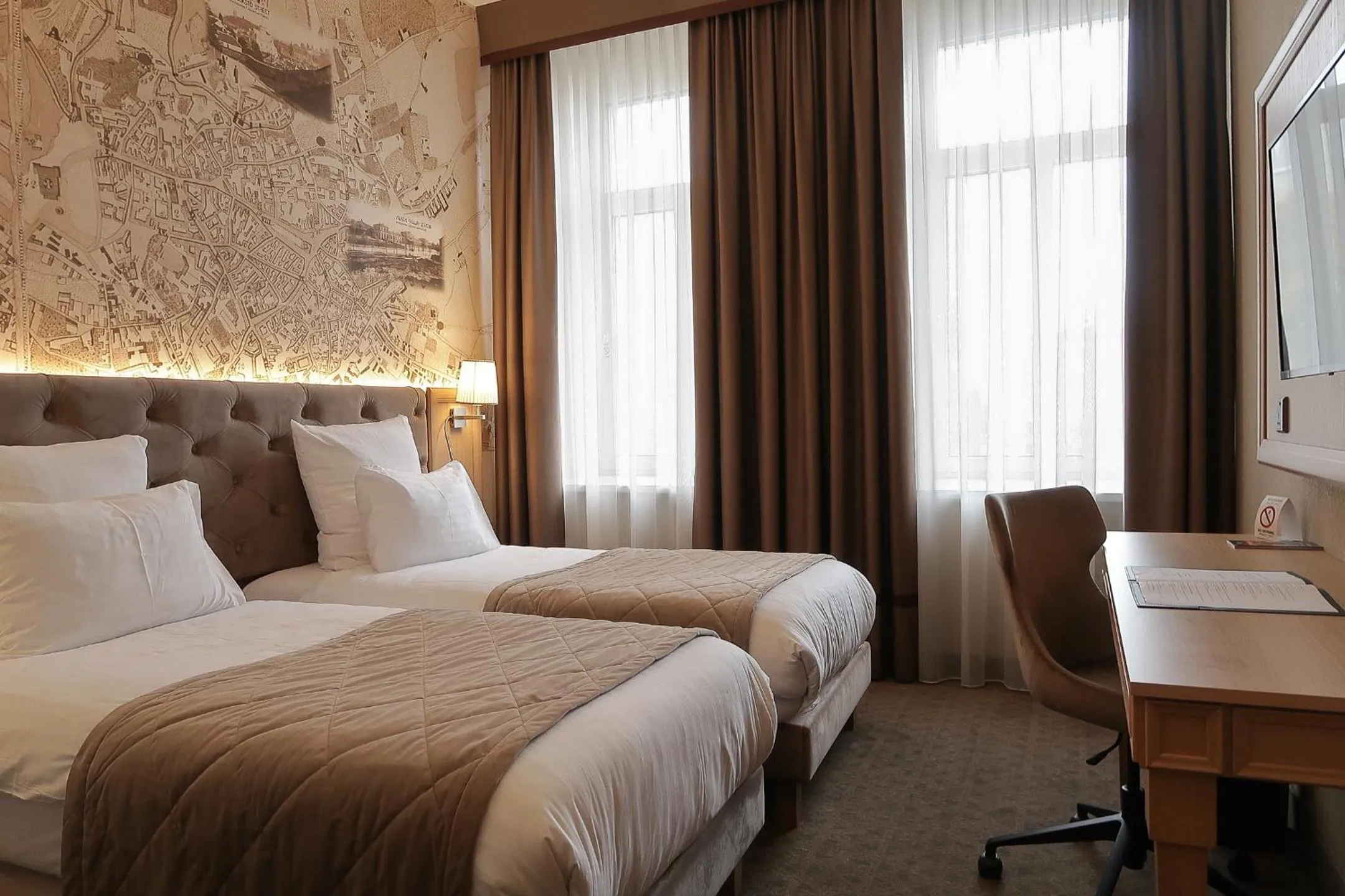Bed in CALVARY Hotel & Restaurant Vilnius