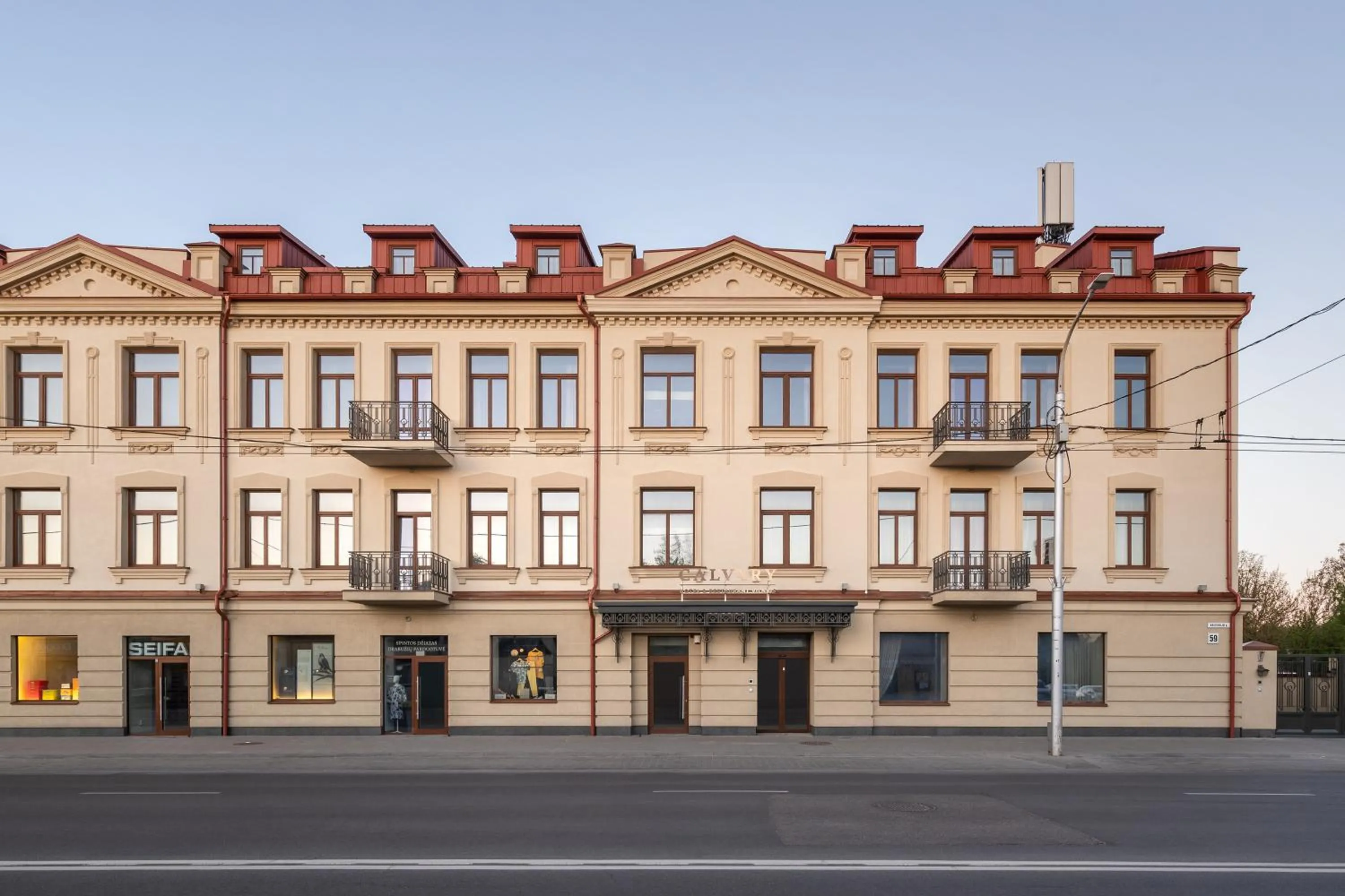 Property building in CALVARY Hotel & Restaurant Vilnius