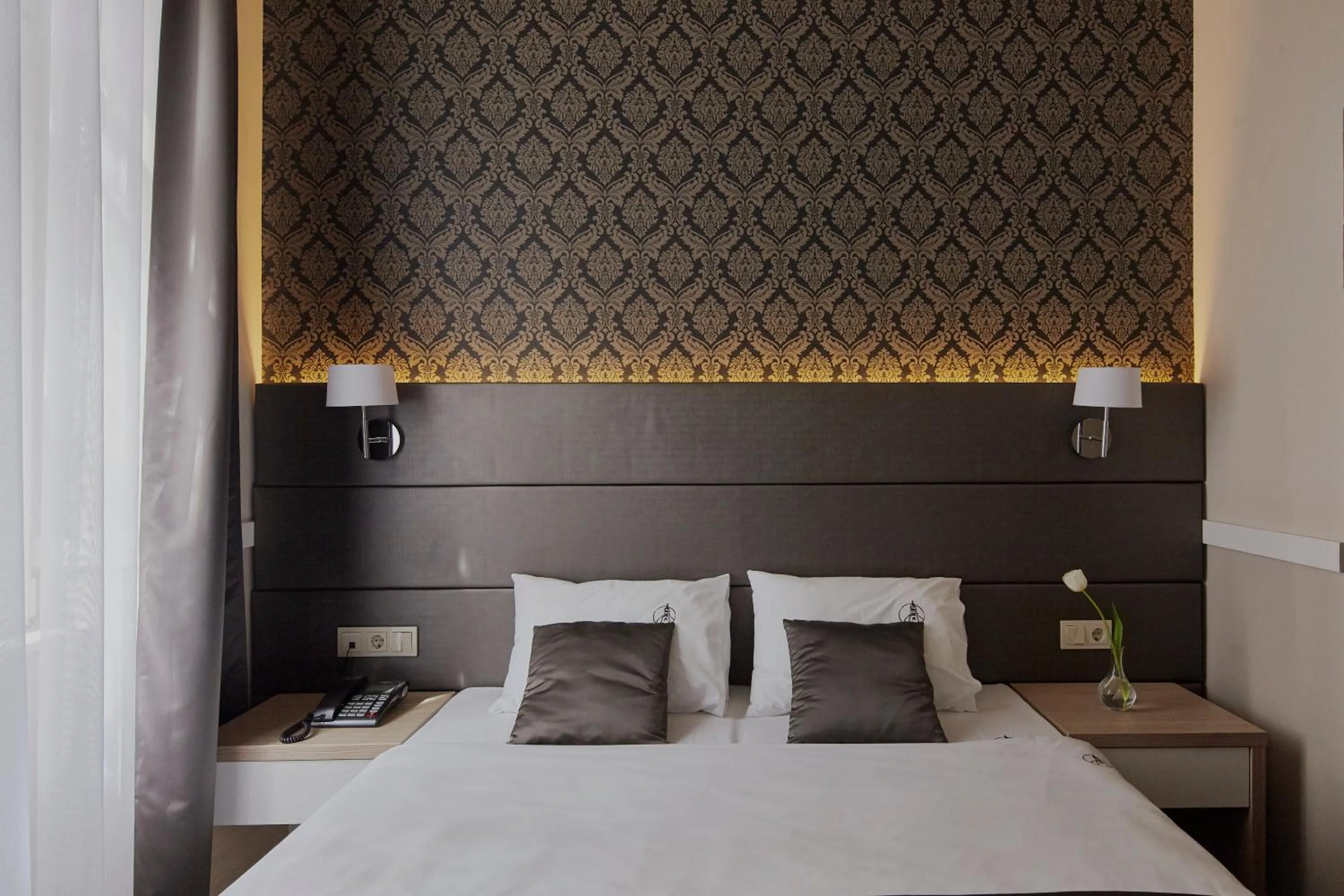 Bed in Hotel Central Basilica