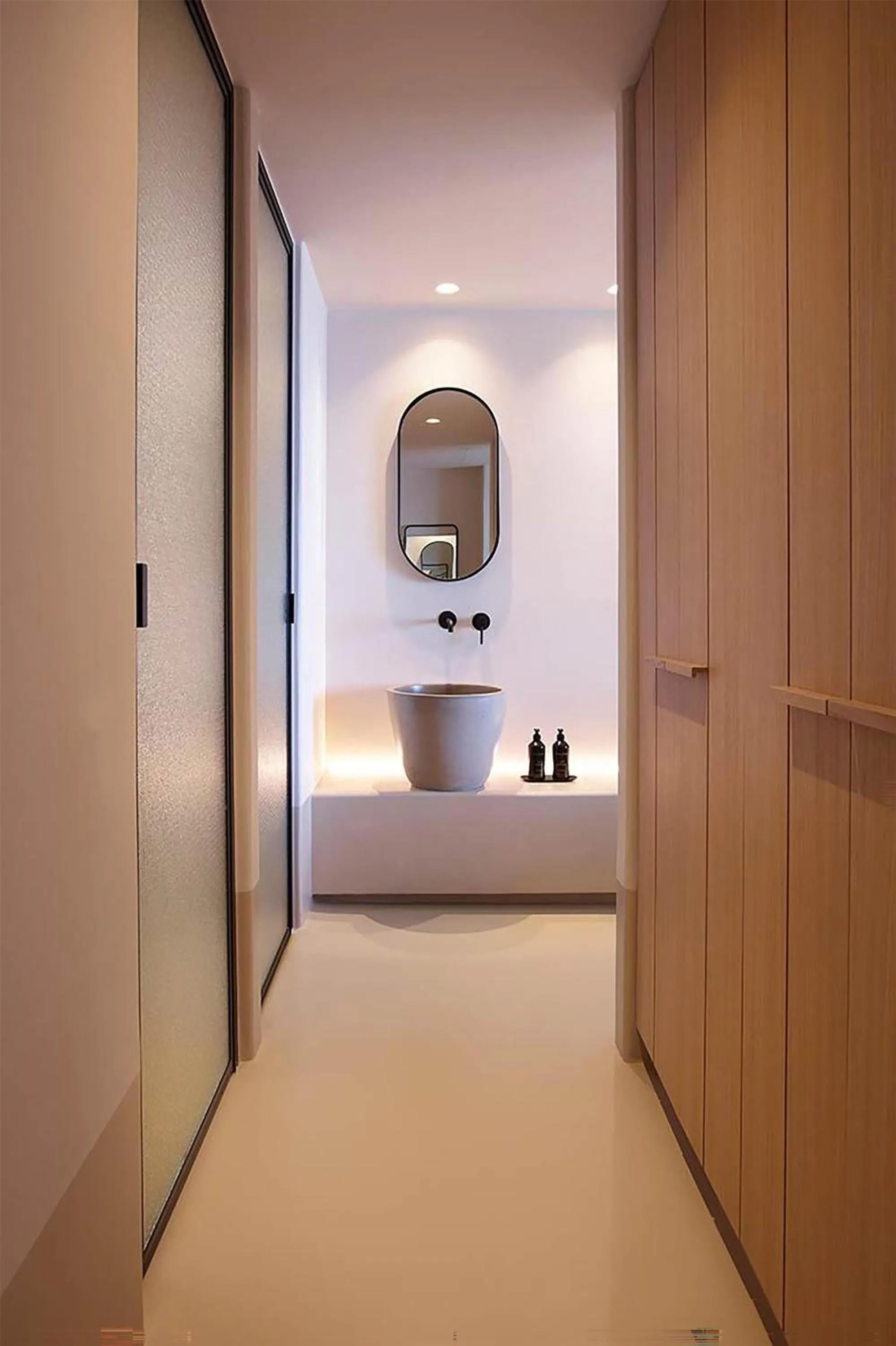 Bathroom in Collini Hotel Mykonos, WorldHotels Elite