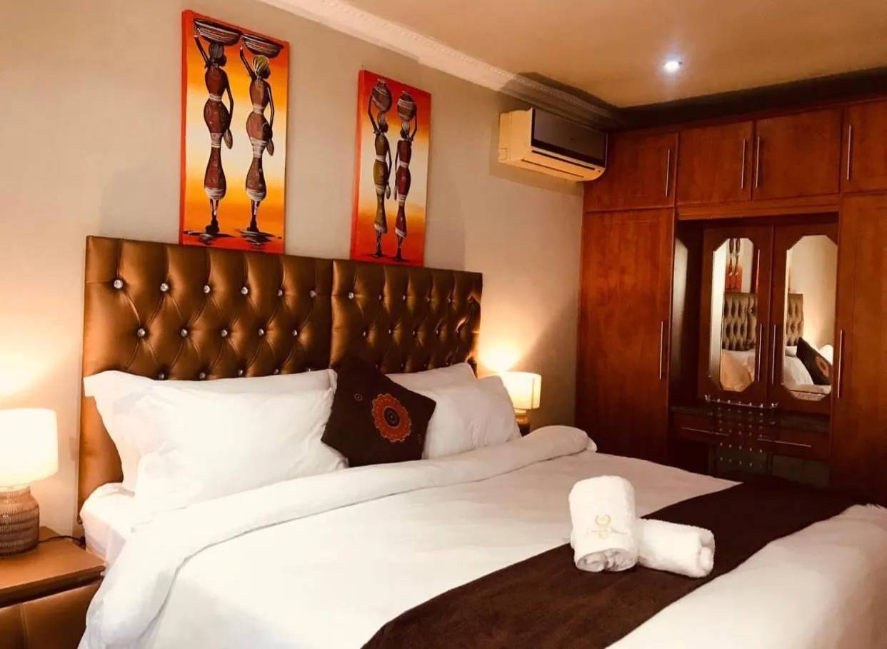 Bed in The Madam Herself B&B