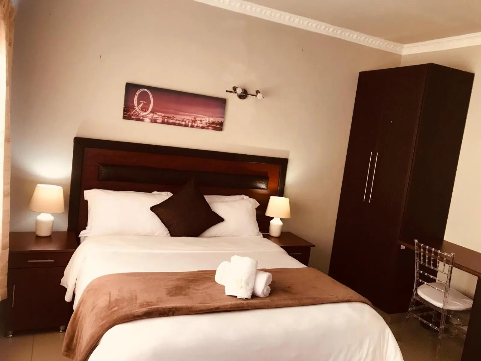 Bed in The Madam Herself B&B