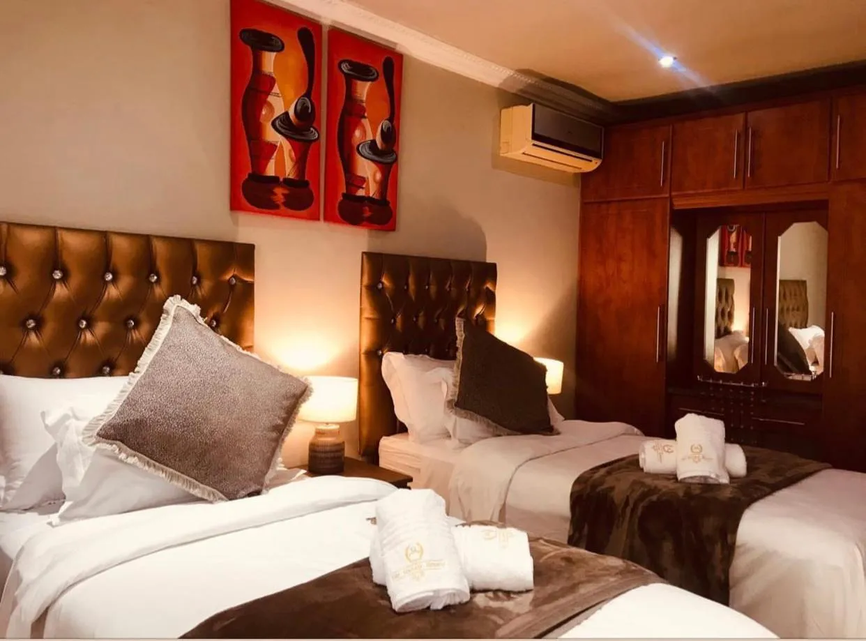 Bed in The Madam Herself B&B