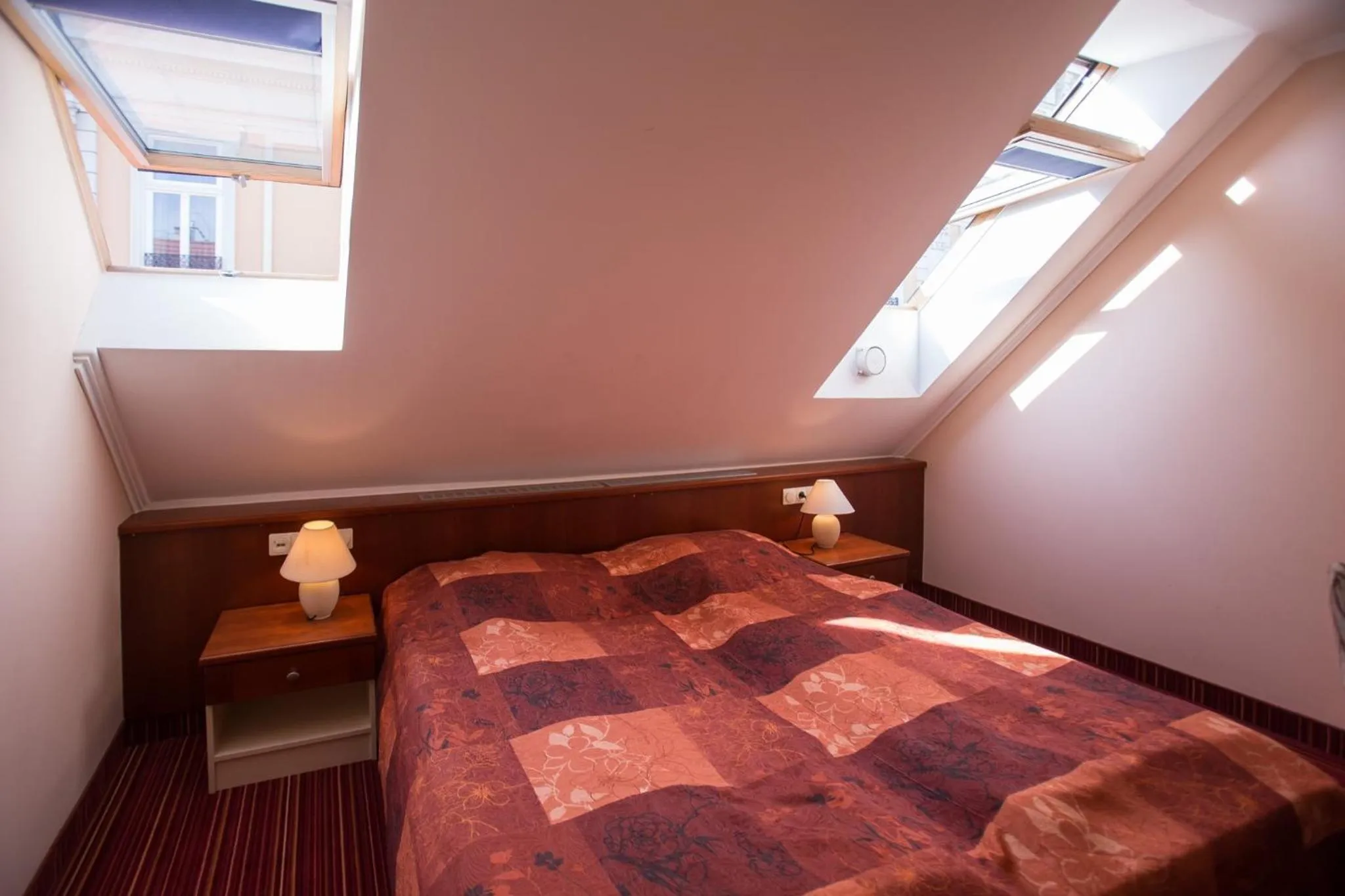 Bed in City Home Budapest