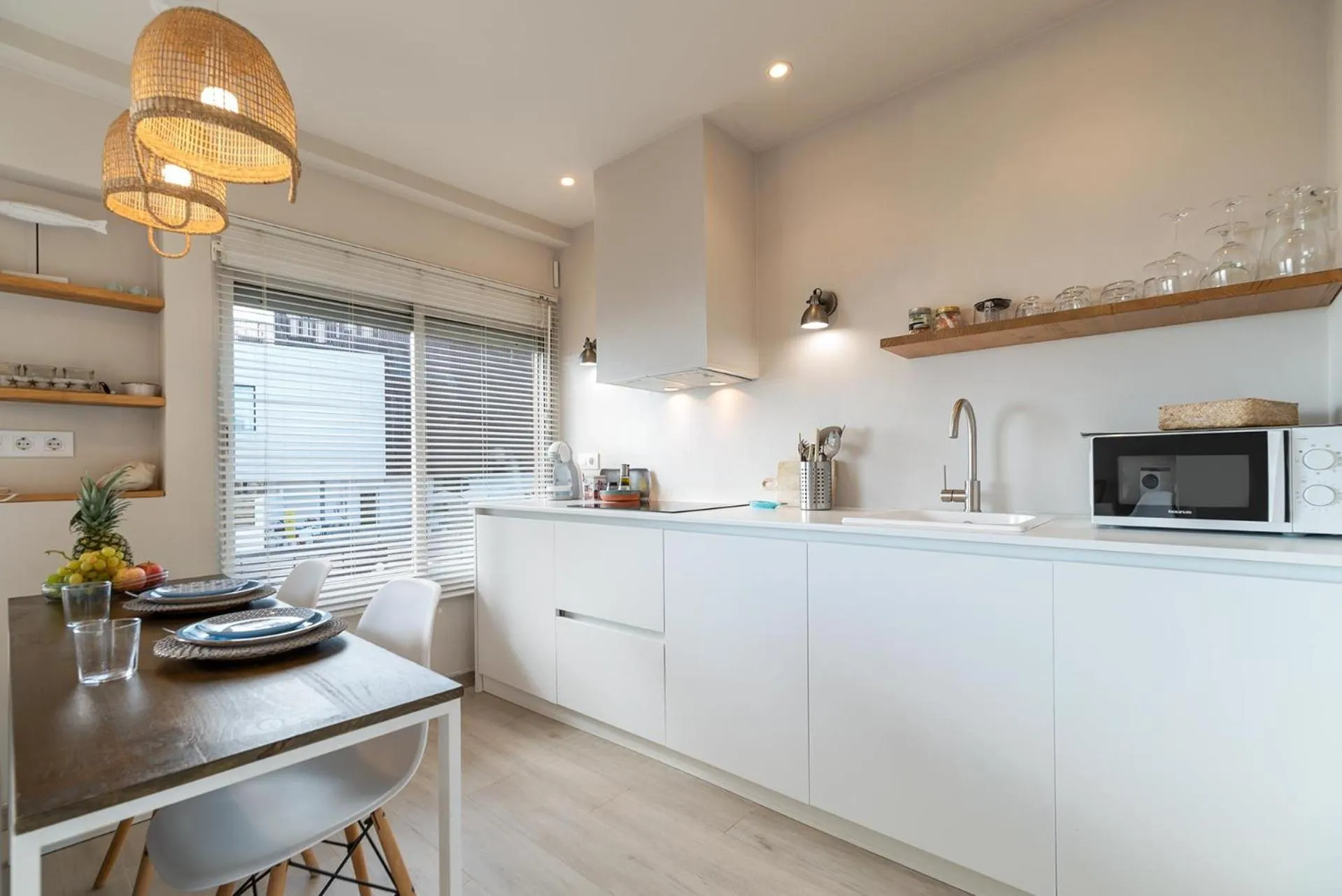 Kitchen or kitchenette in Ocean view apartment renovated