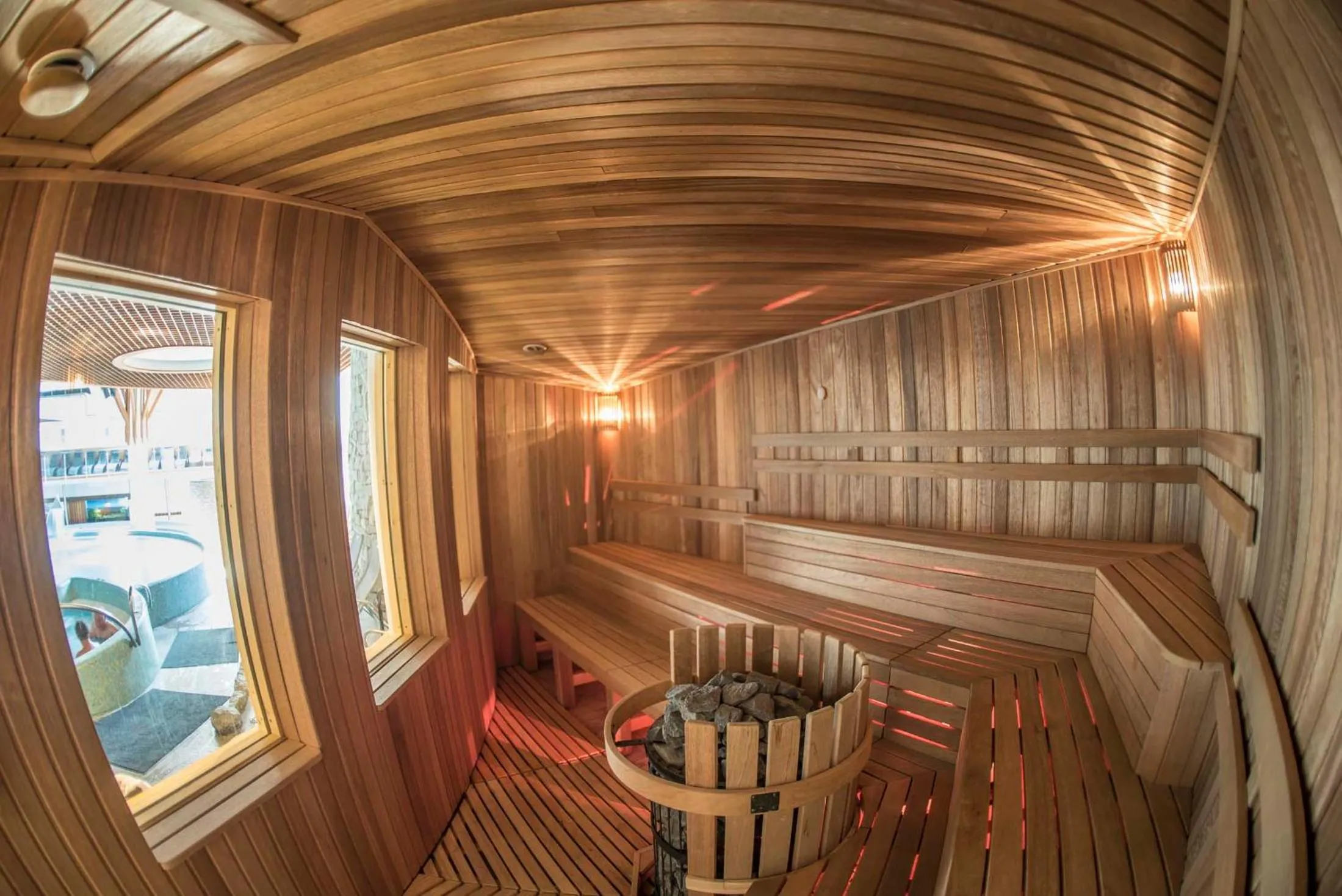 Sauna in MenDan Magic Spa & Wellness Hotel