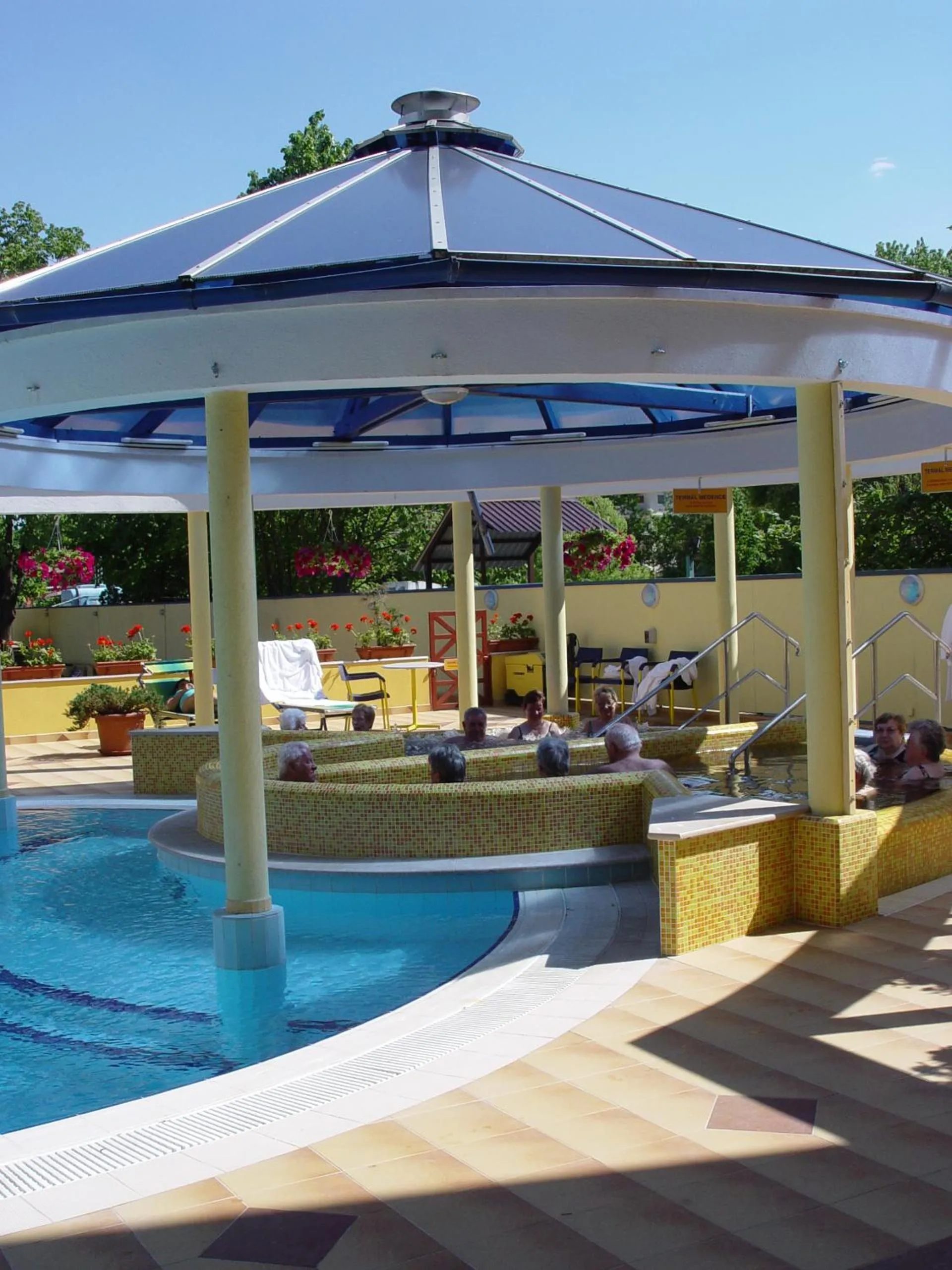 Patio in Hotel Rudolf