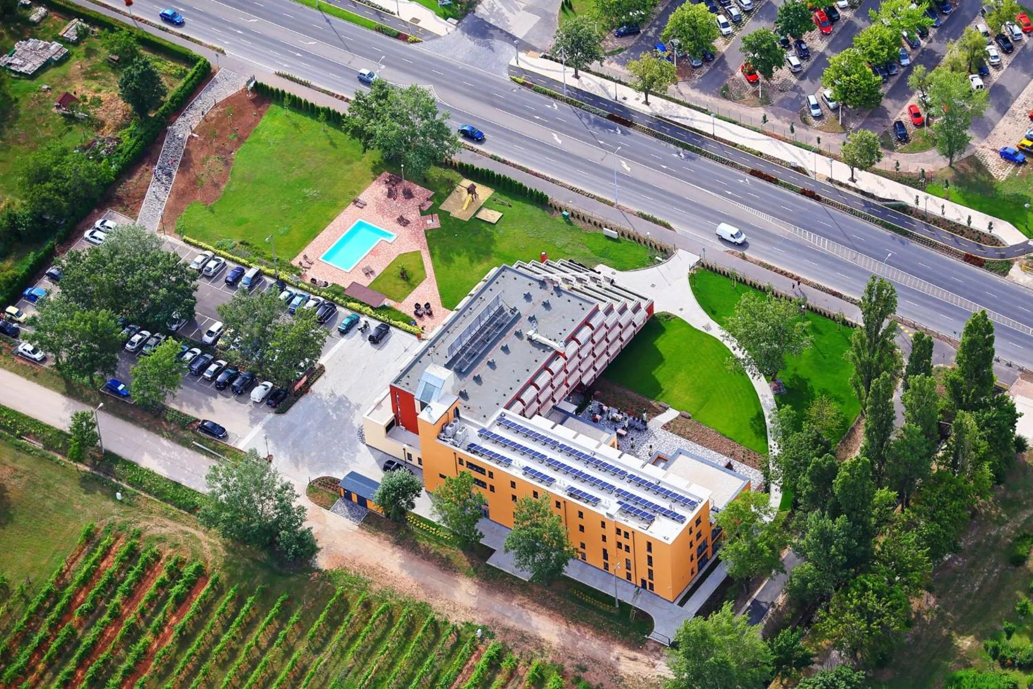 Property building in Hotel Margareta