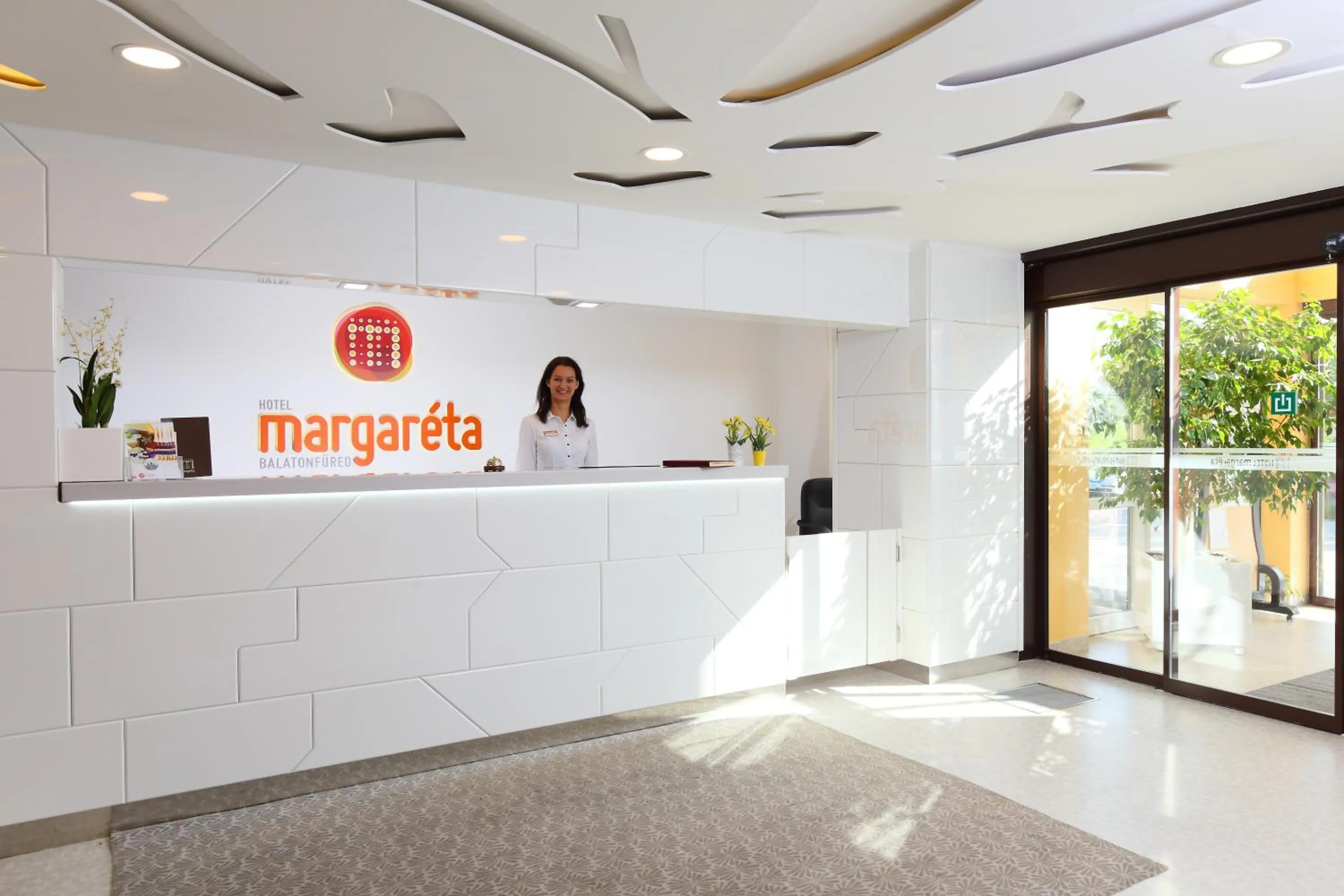 Lobby or reception in Hotel Margareta