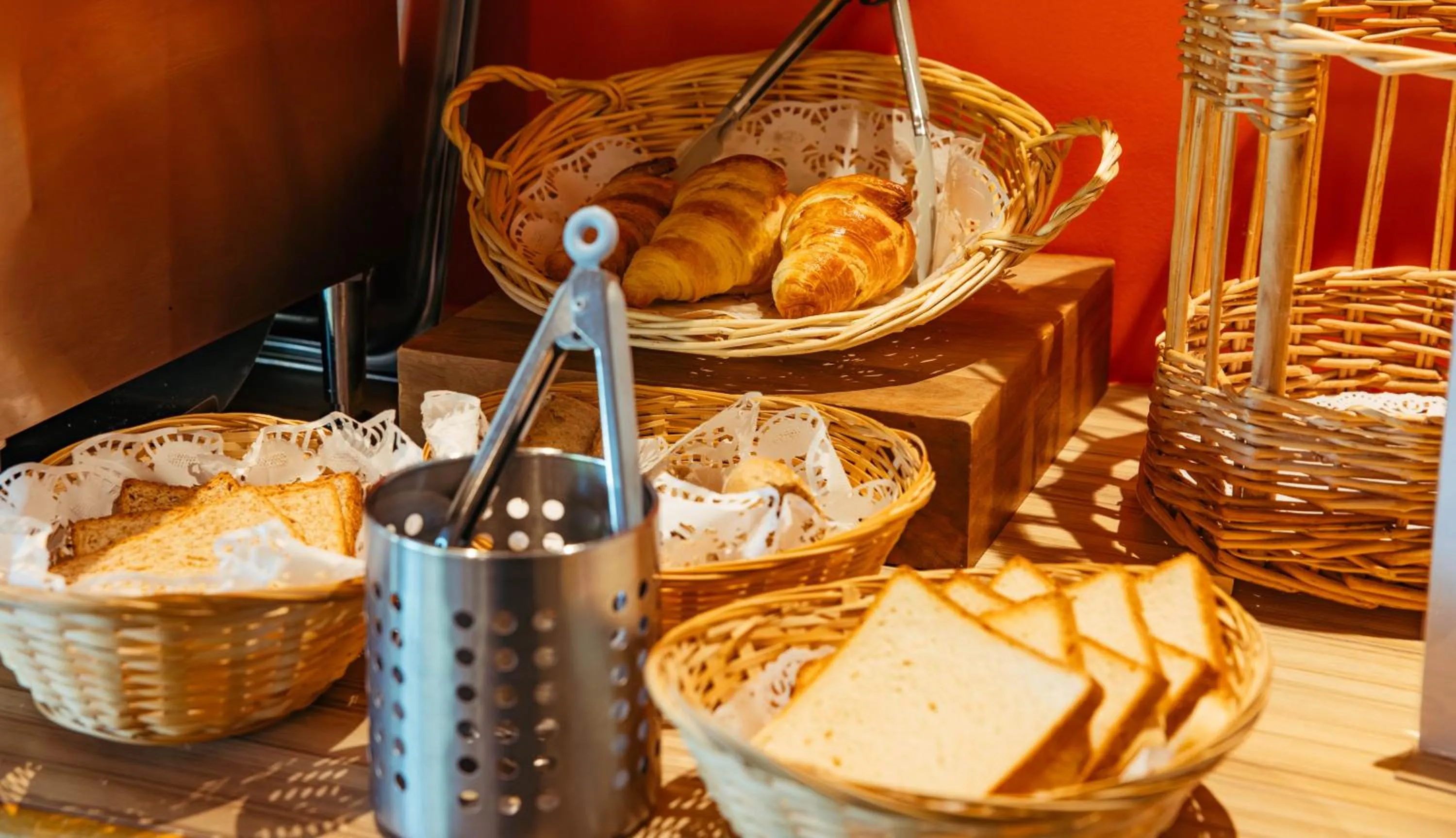 Buffet breakfast in B&B HOME Caen Centre Gare