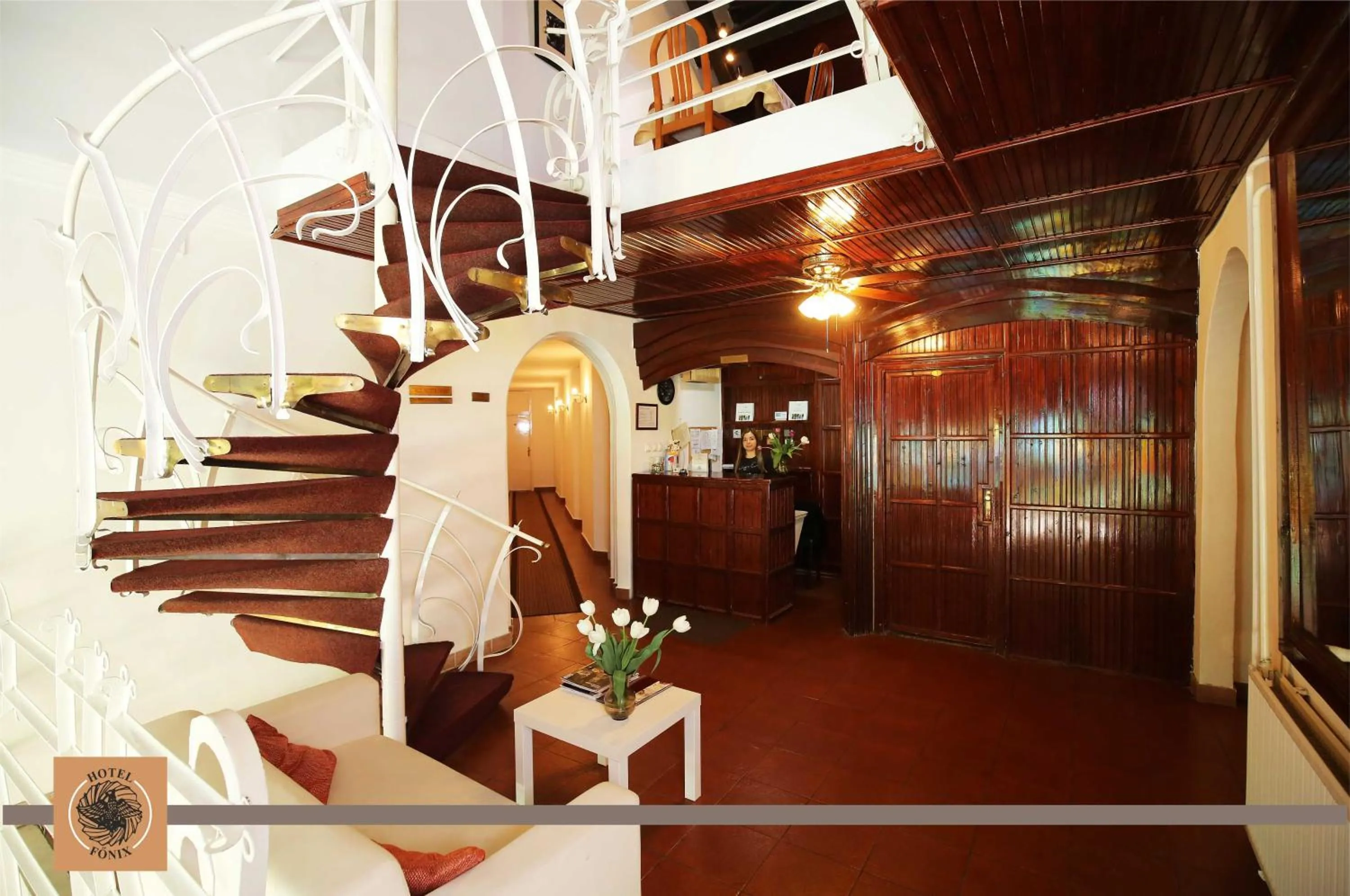 Lobby or reception in Hotel Főnix