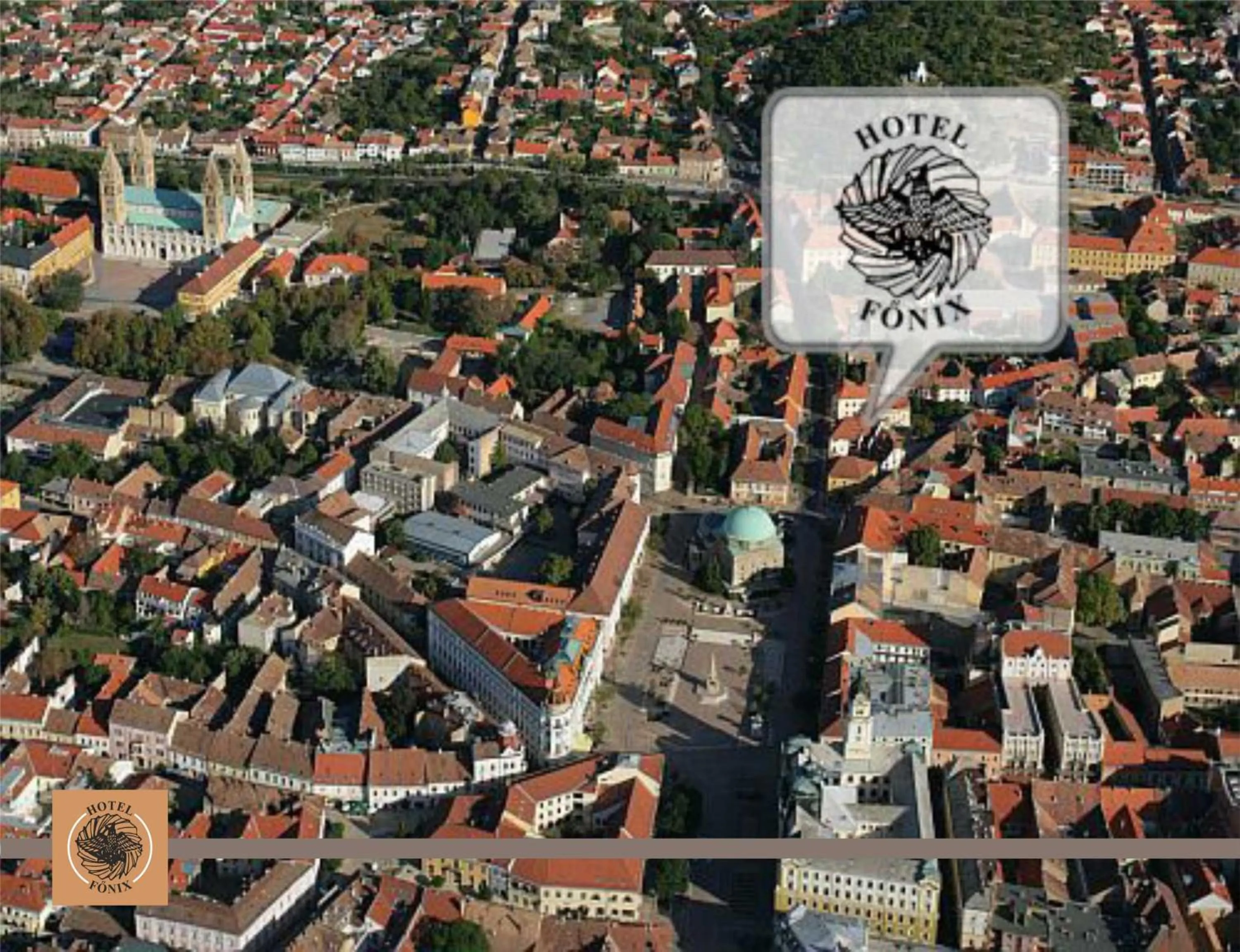 Bird's eye view in Hotel Főnix