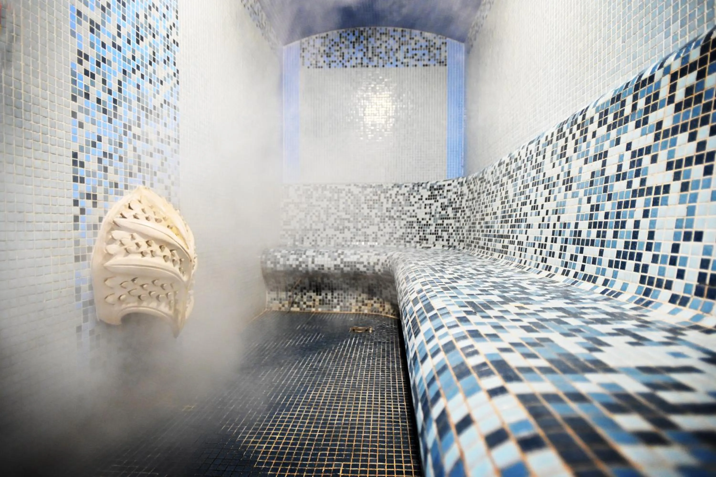 Sauna, Bed in Hotel Eger & Park