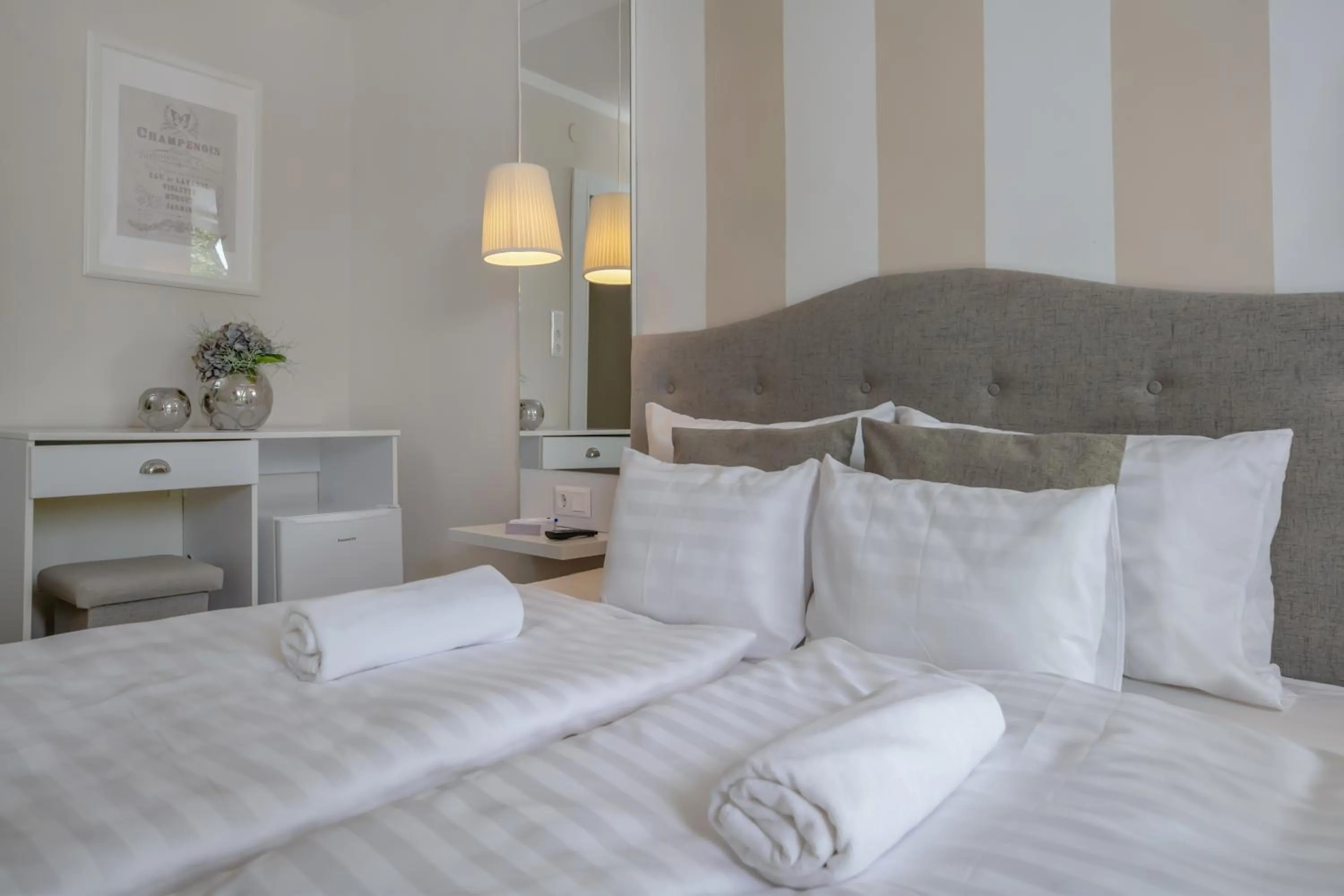 Bed in Vénusz Hotel