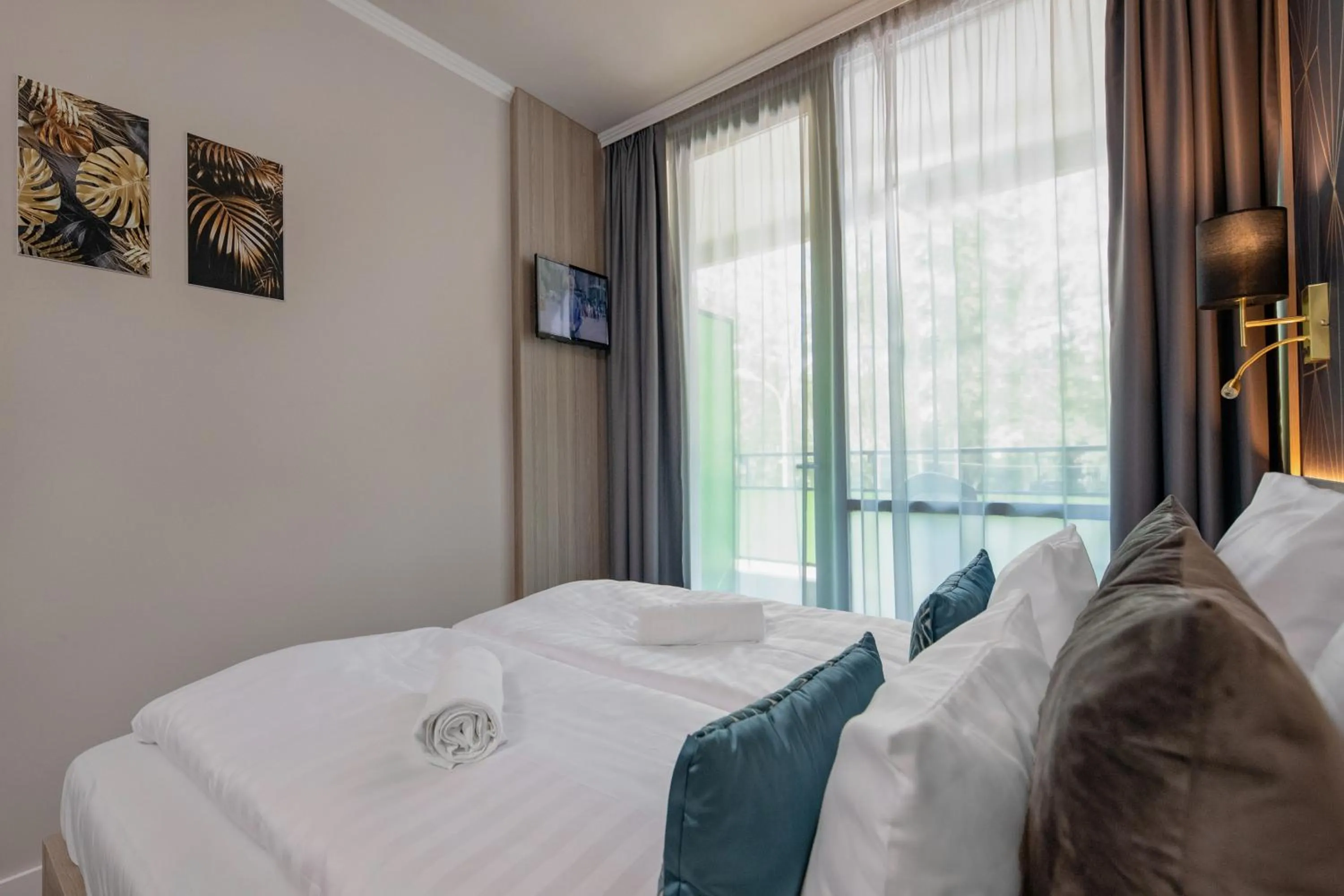 Bed in Vénusz Hotel