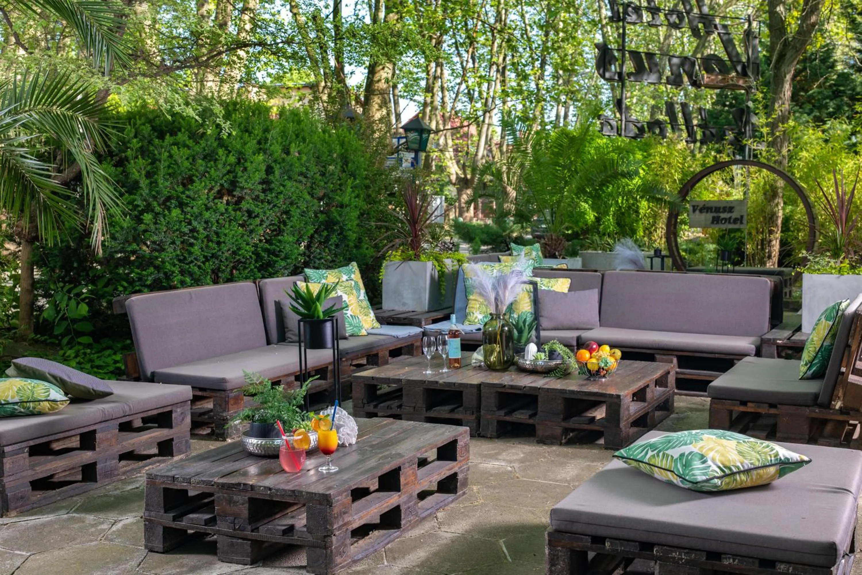 Garden in Vénusz Hotel