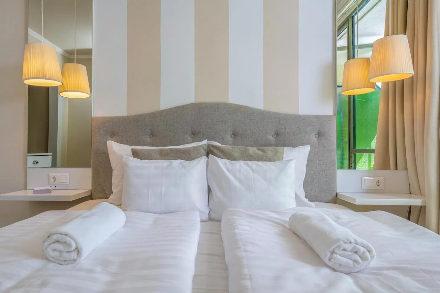 Bed in Vénusz Hotel