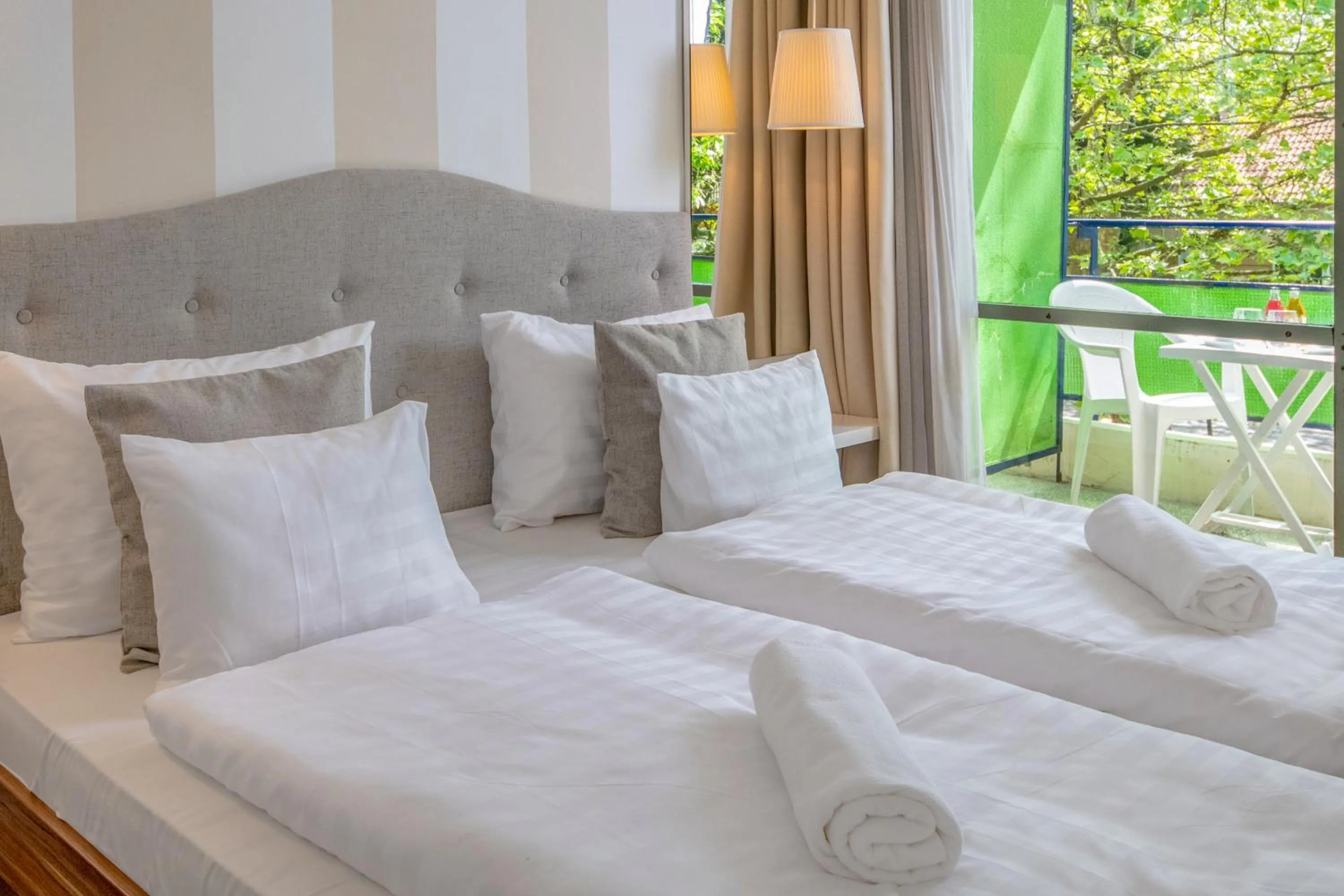 Bed in Vénusz Hotel