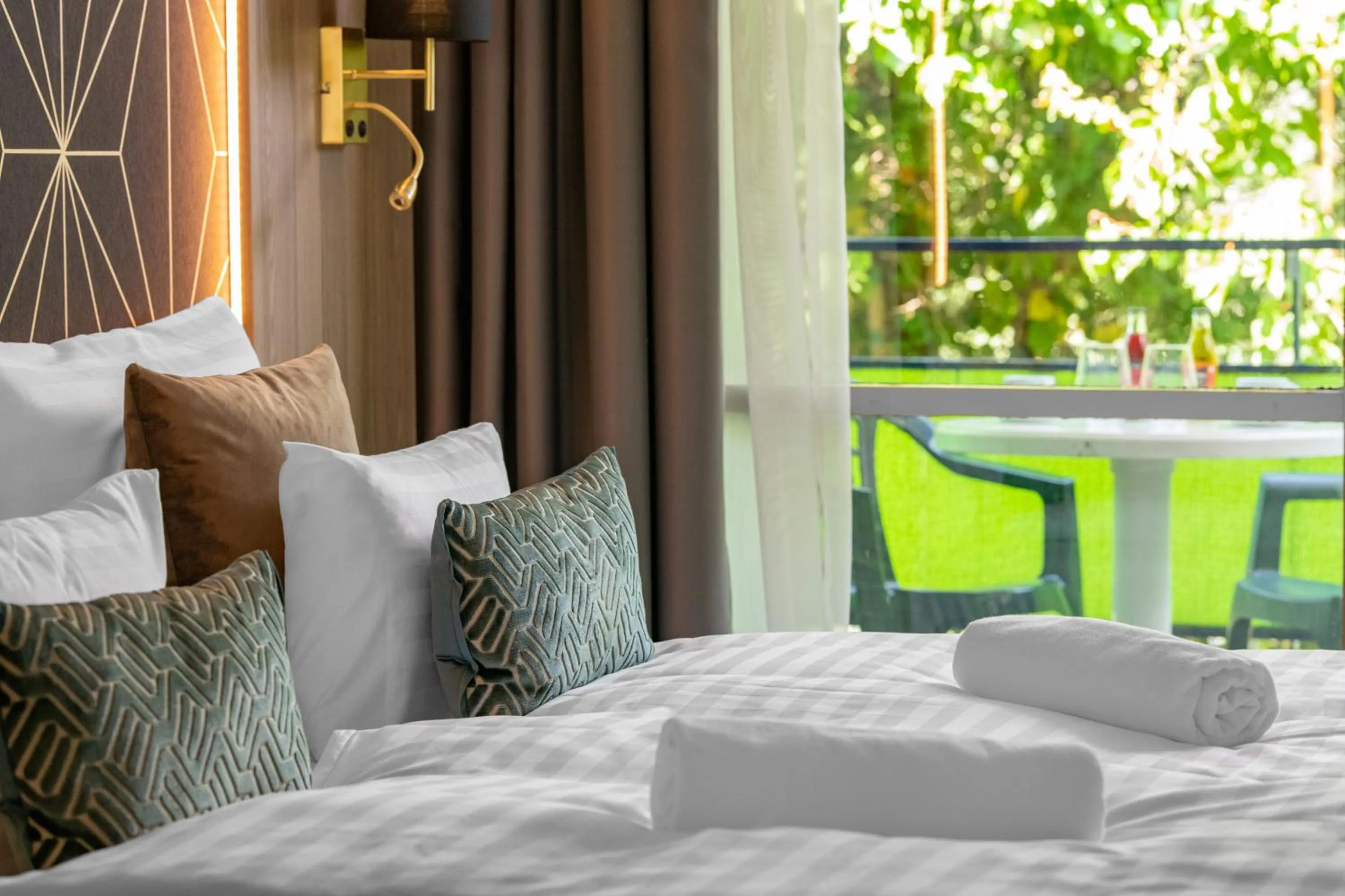 Bed in Vénusz Hotel