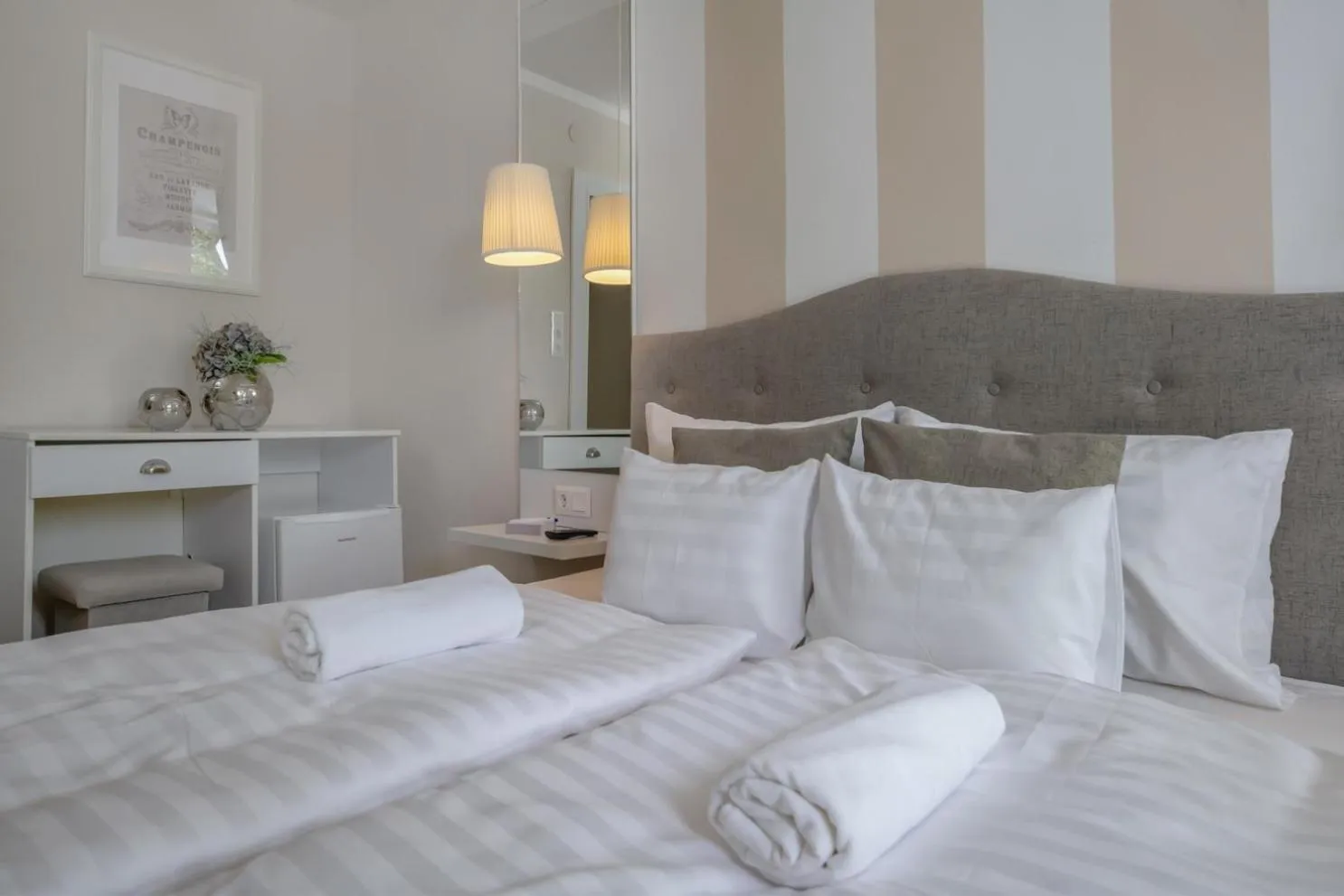 Bed in Vénusz Hotel