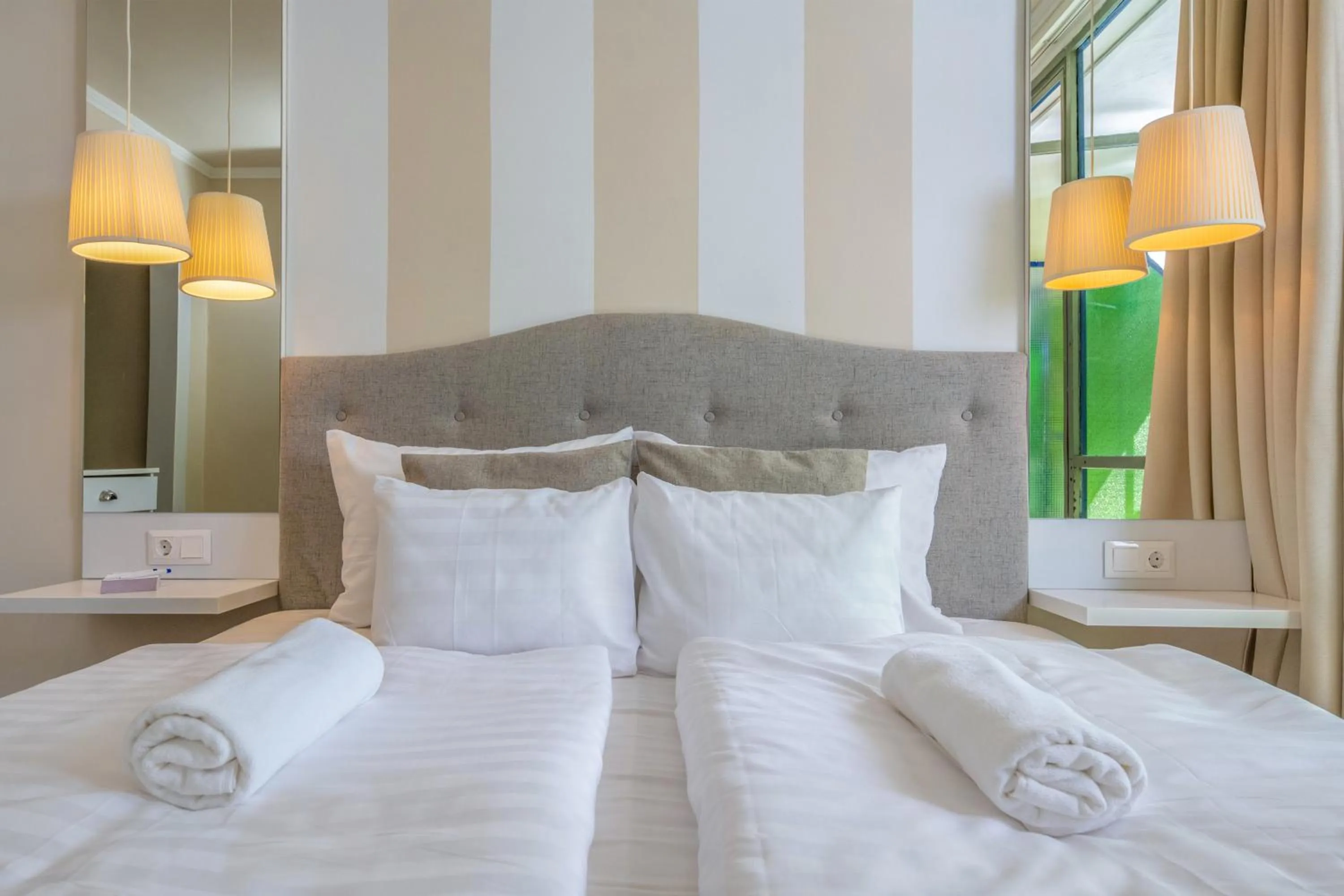 Bed in Vénusz Hotel