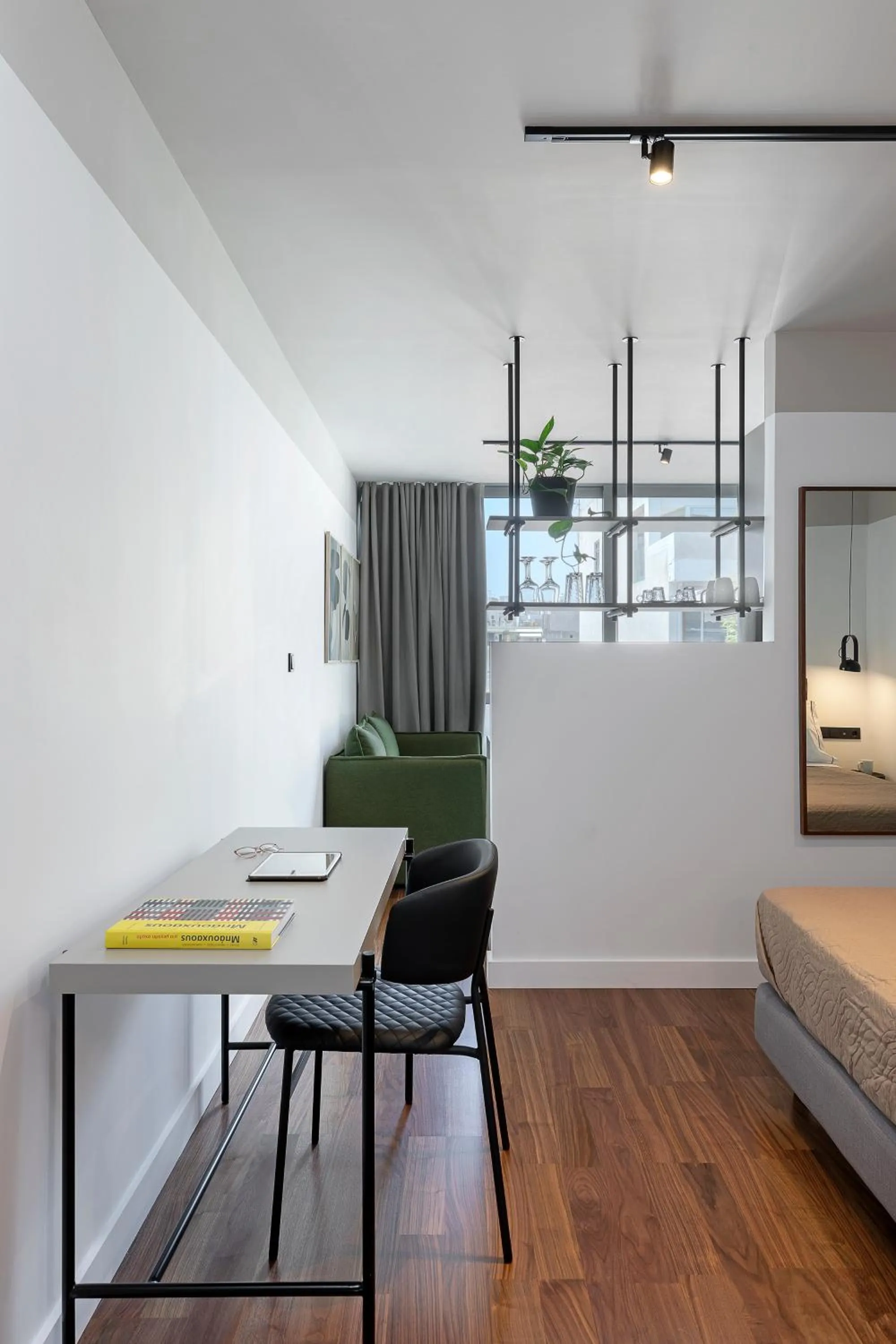 Photo of the whole room, Bed in The Athenians Art Apartments