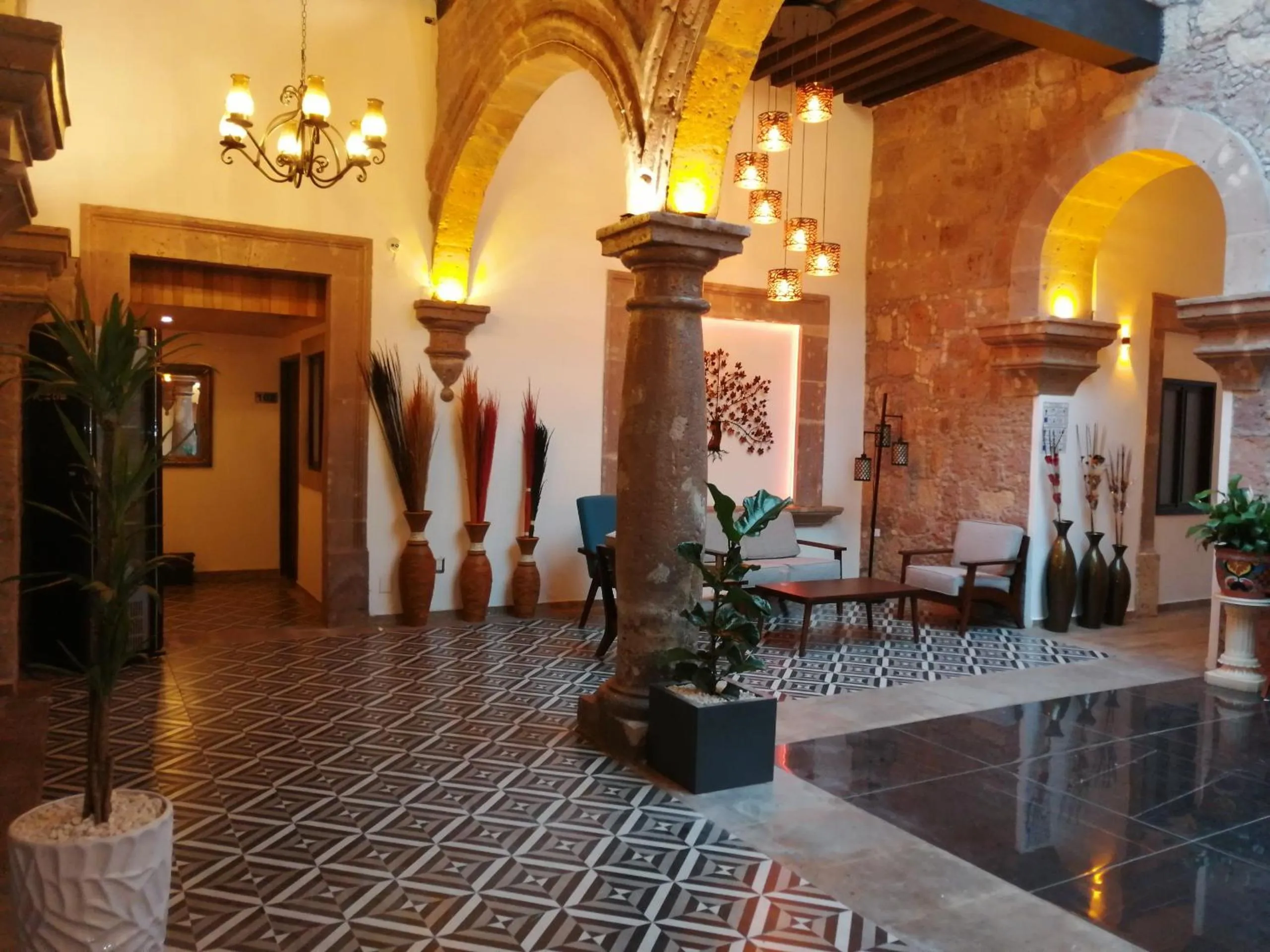 Lobby or reception in Hotel Don Carlos