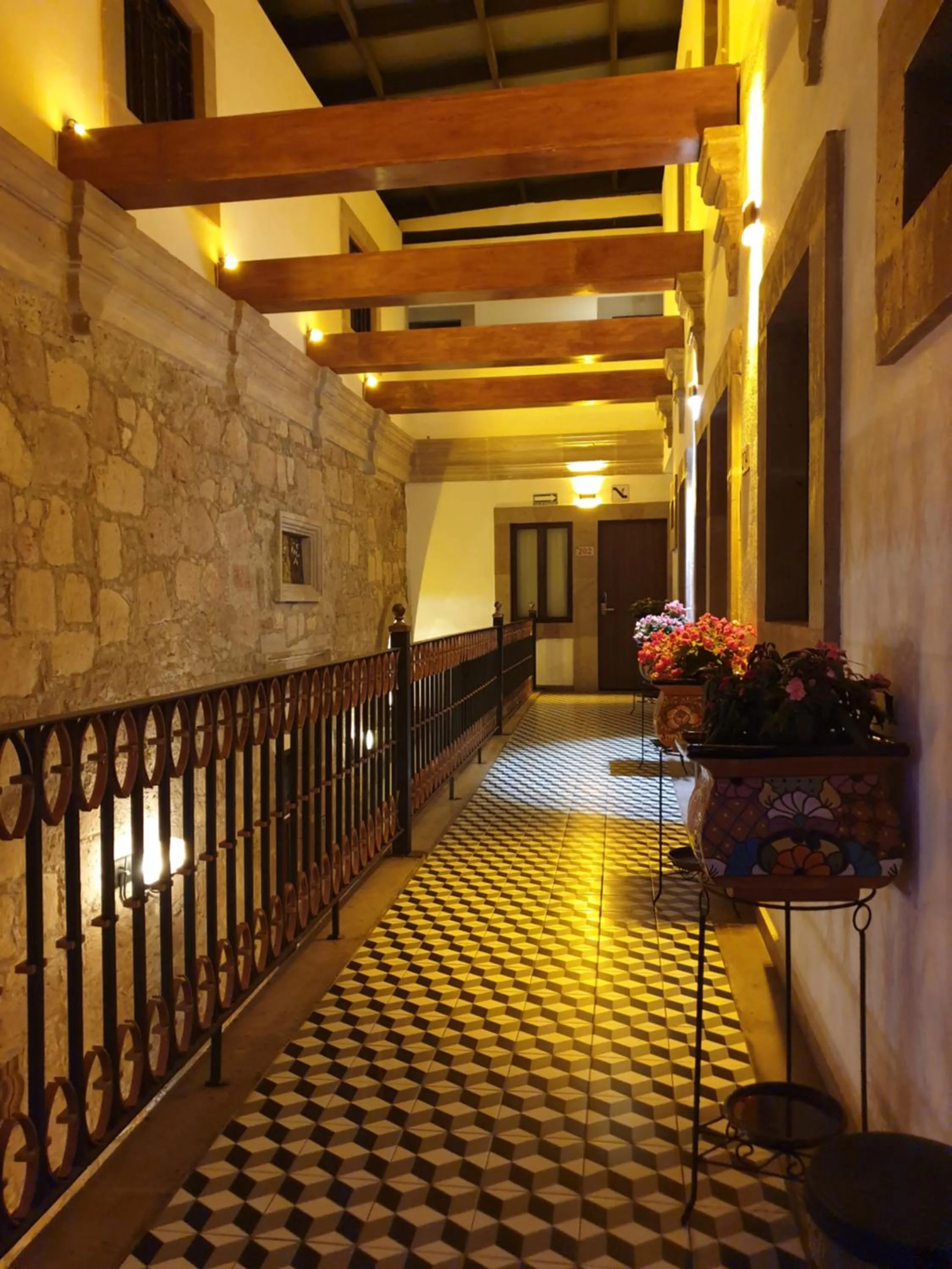 Decorative detail in Hotel Don Carlos