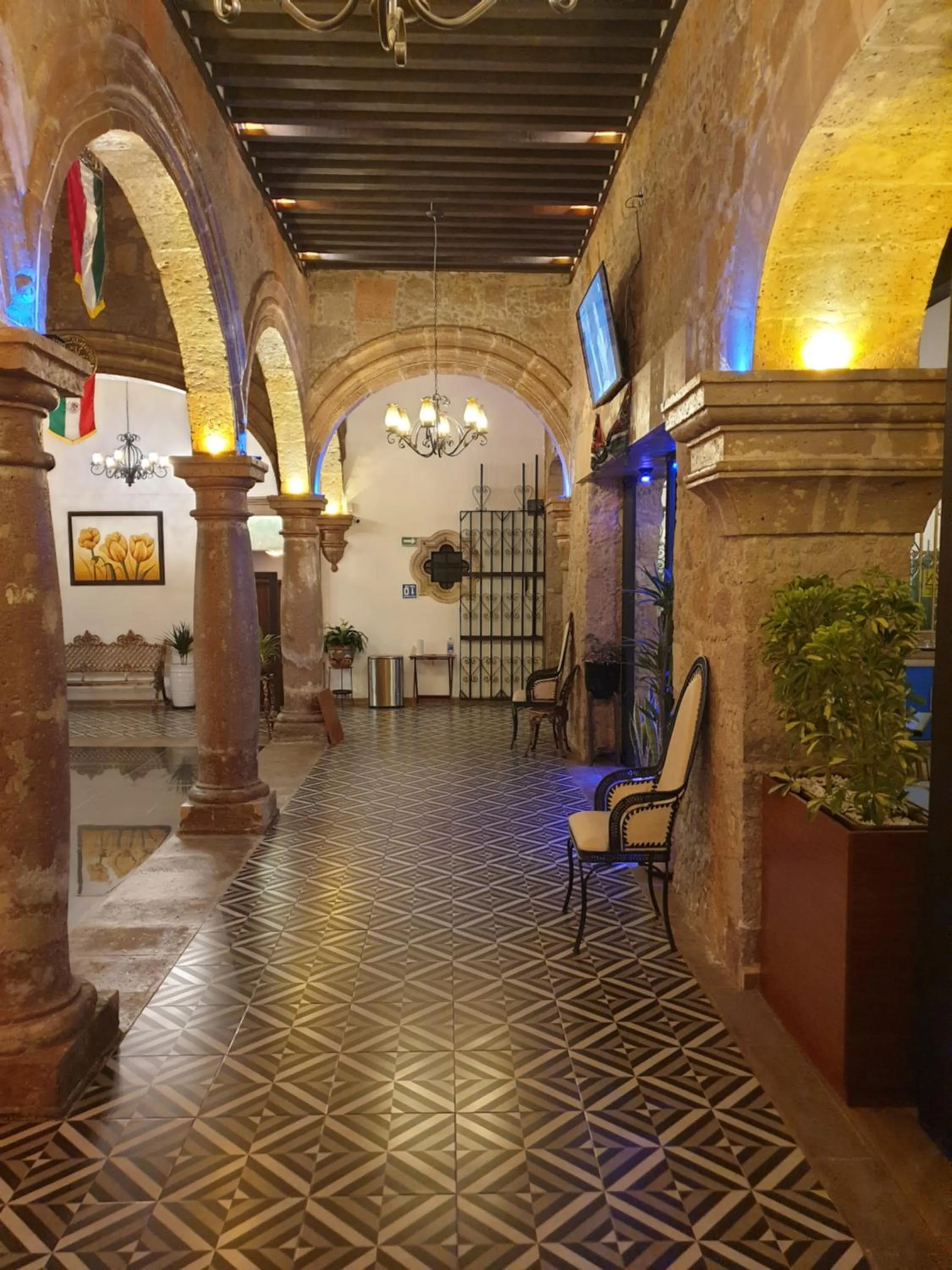 Lobby or reception in Hotel Don Carlos