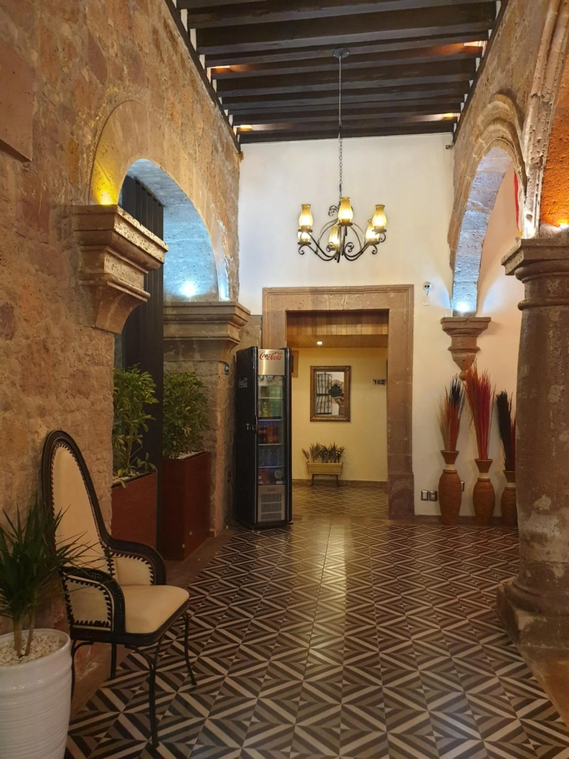 Lobby or reception in Hotel Don Carlos