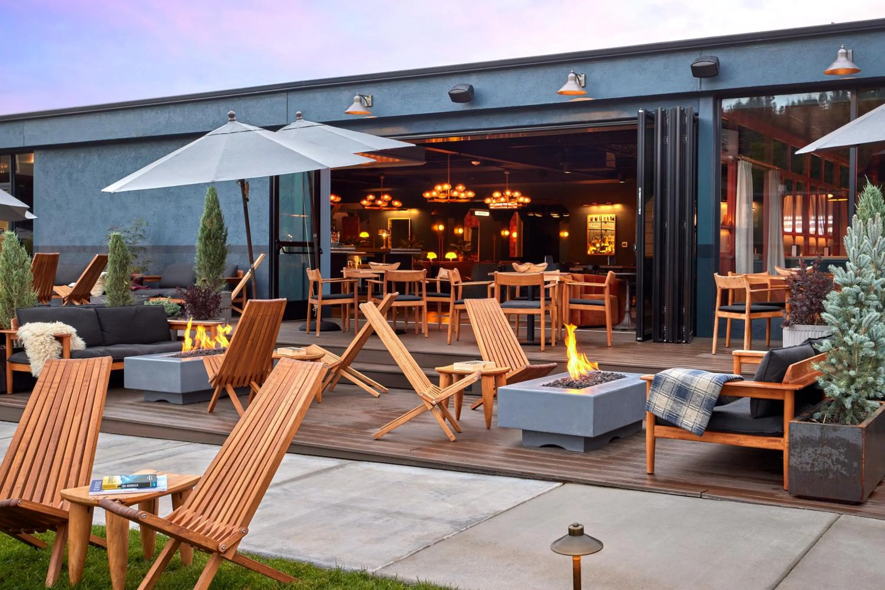 Patio in High Country Motor Lodge - Near NAU and Downtown