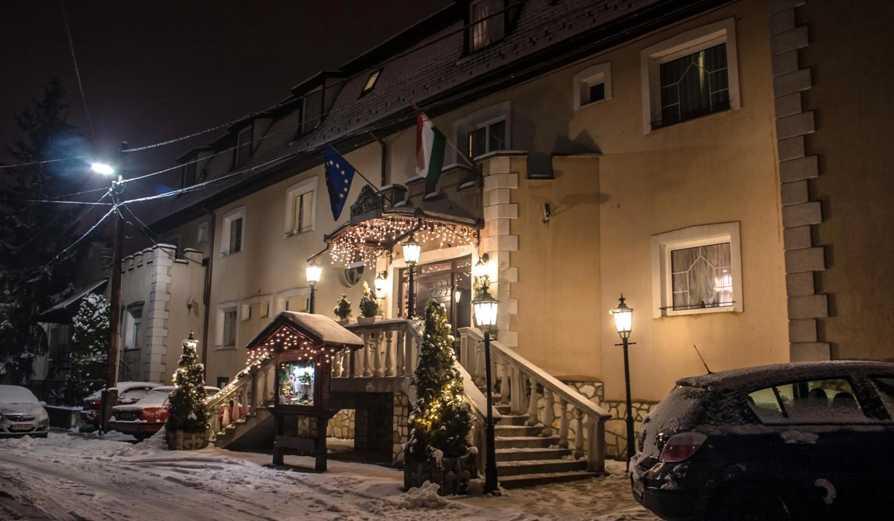 Facade/entrance in Kikelet Club Hotel