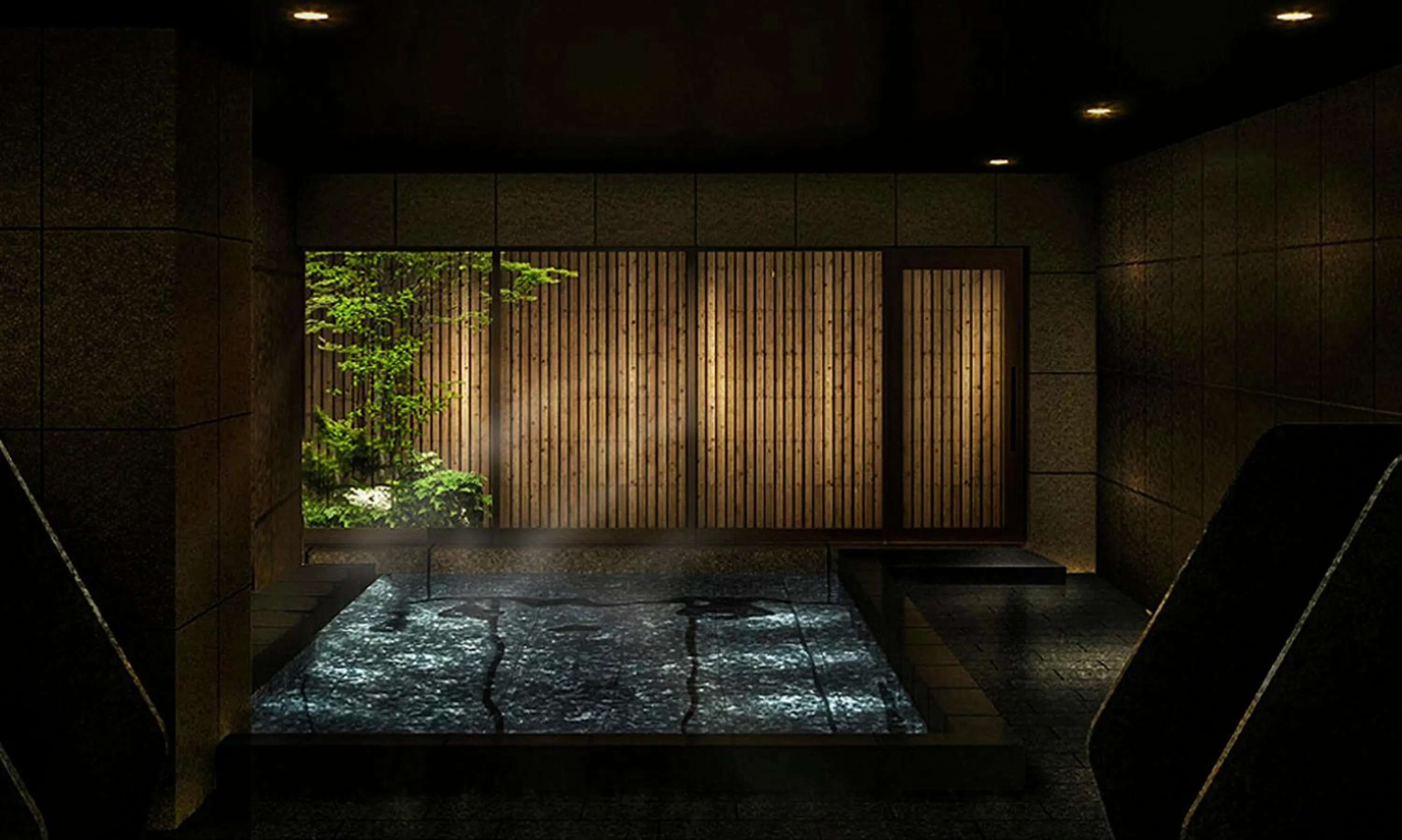 Public Bath in REF Matsuyama City Station by VESSEL HOTELS