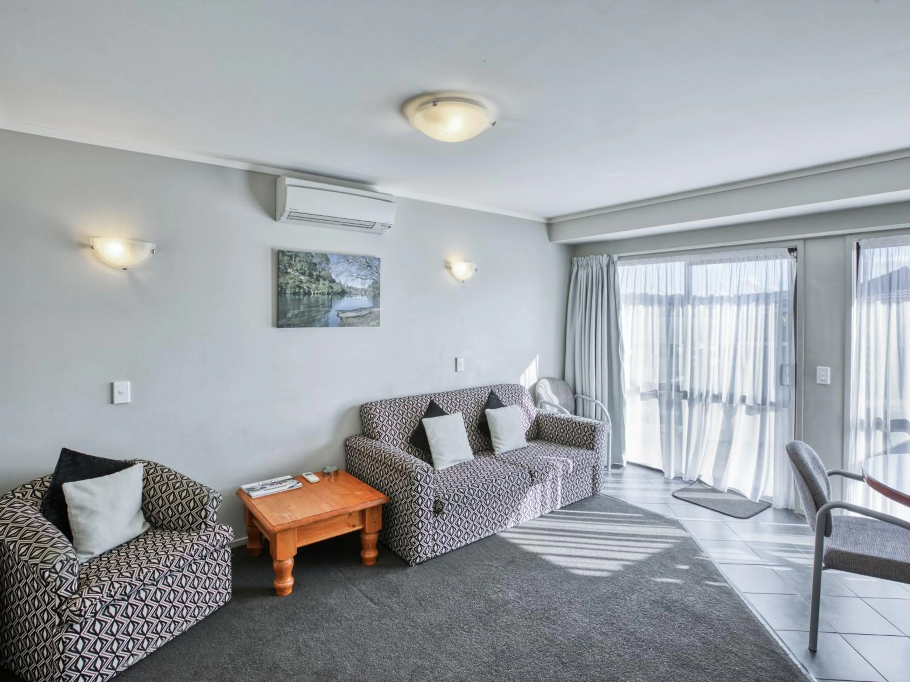 Living room in Ika Nui Taupo