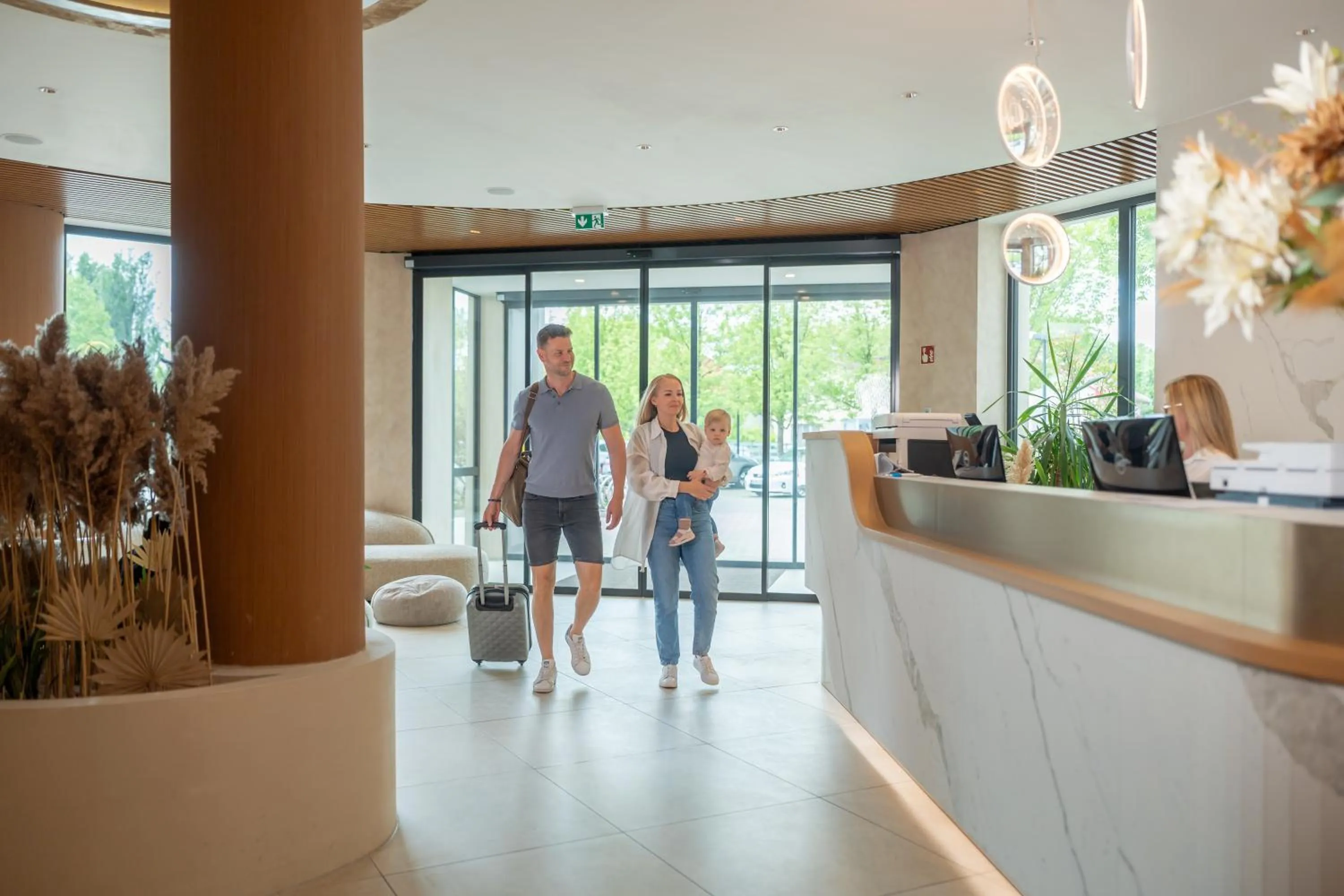 Lobby or reception in Hotel Marina Port