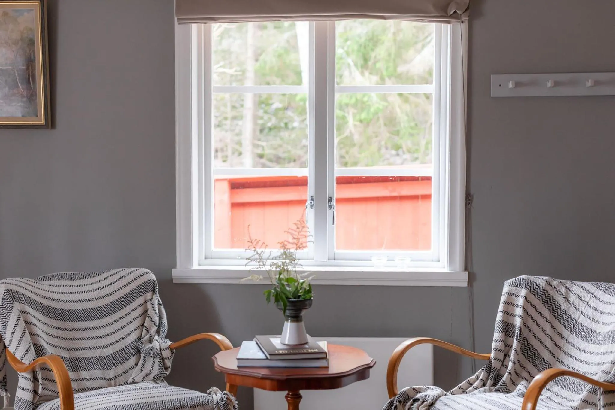 Seating area in Bergs Gård & Hållsvikens Gård
