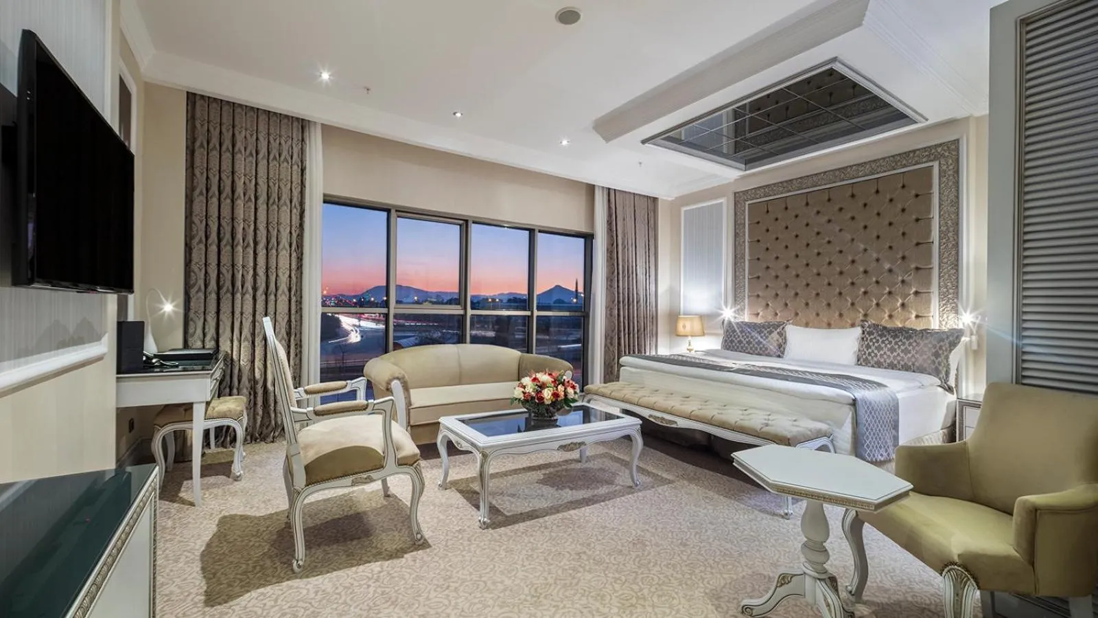 Living room, Bed in Grand Millennium Konya