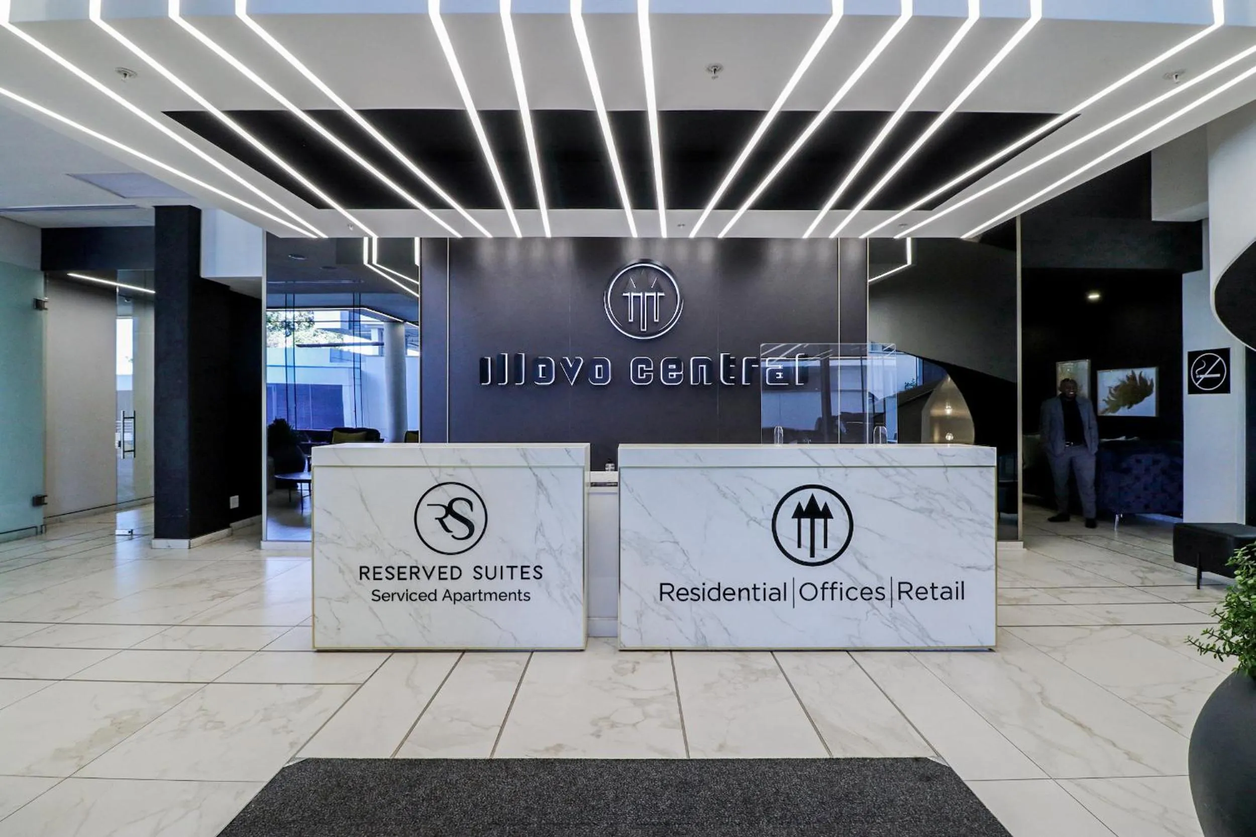 Lobby or reception in Reserved Suites Illovo