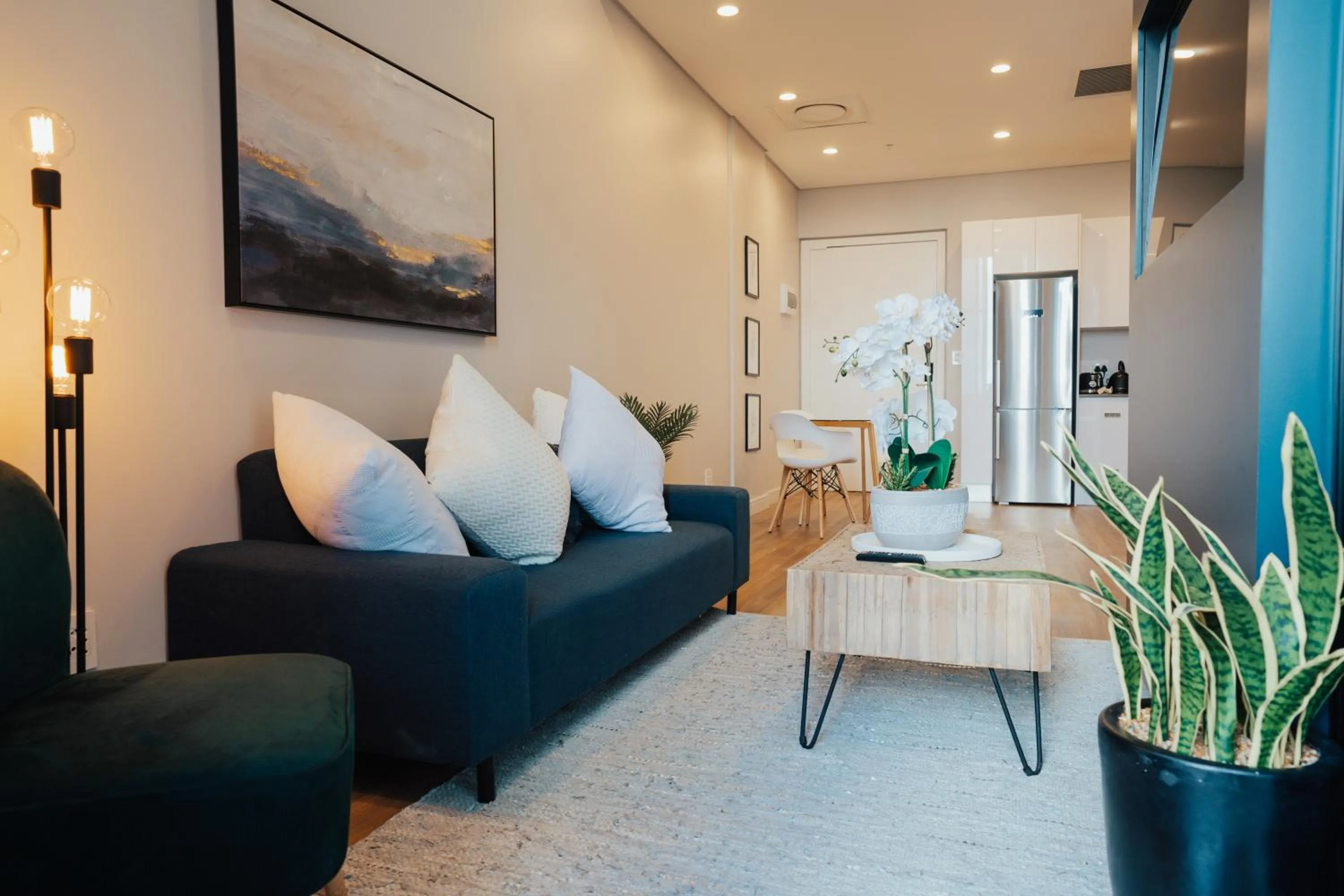 Seating area in Reserved Suites Illovo