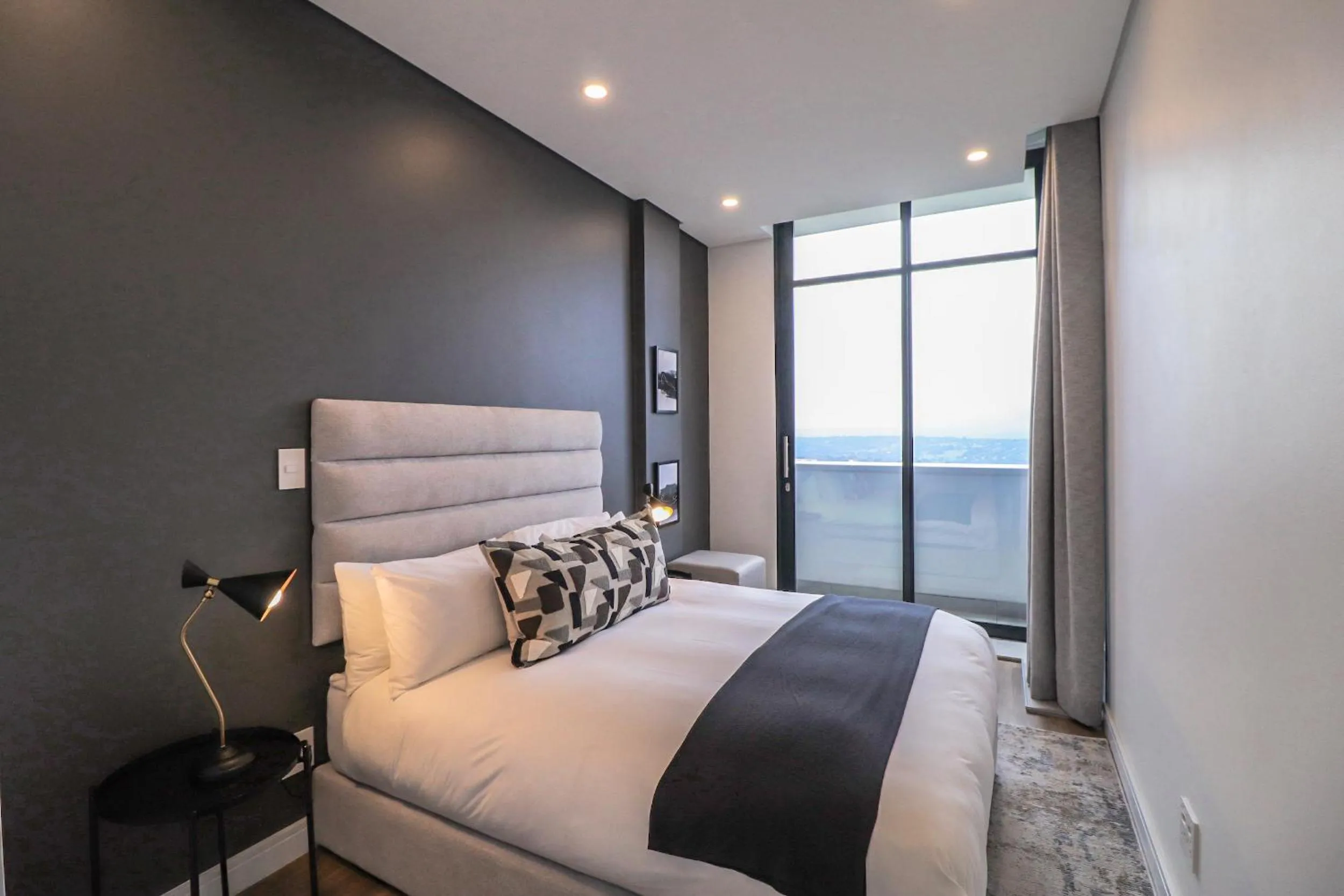 Balcony/Terrace, Bed in Reserved Suites Illovo