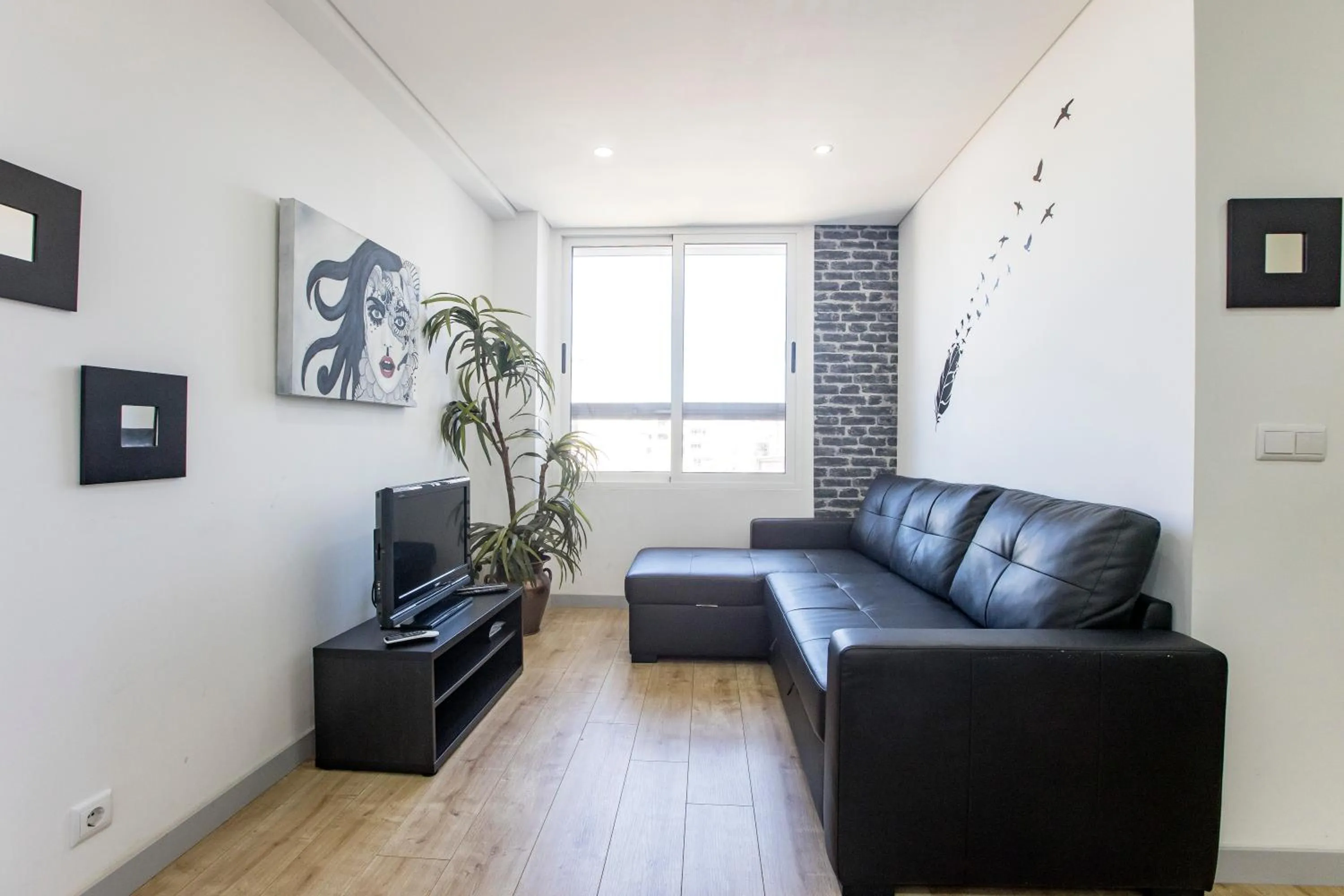 1BR Flat in Trindade w/ AC by metro station