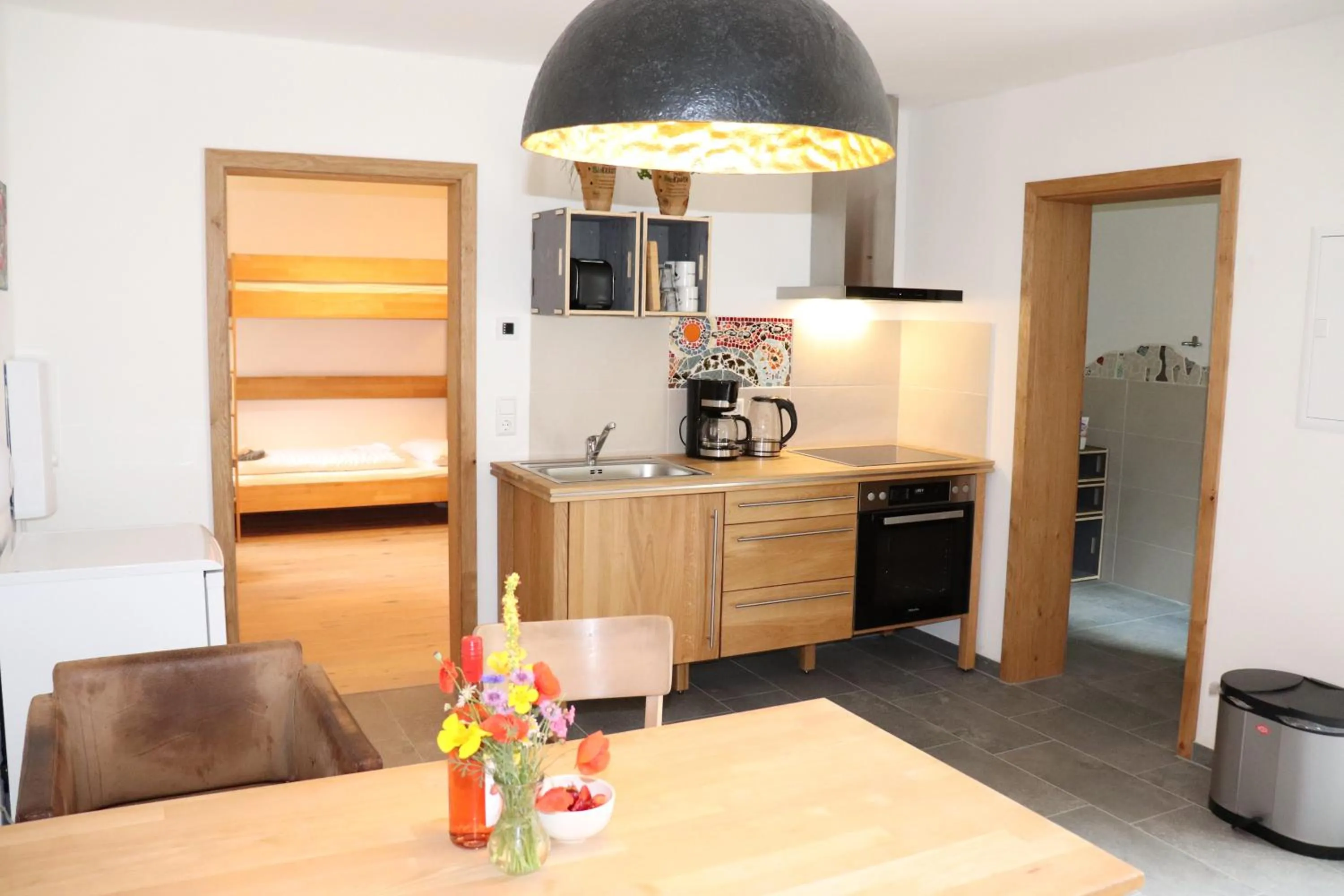 Kitchen or kitchenette in Hotel 11 Eulen