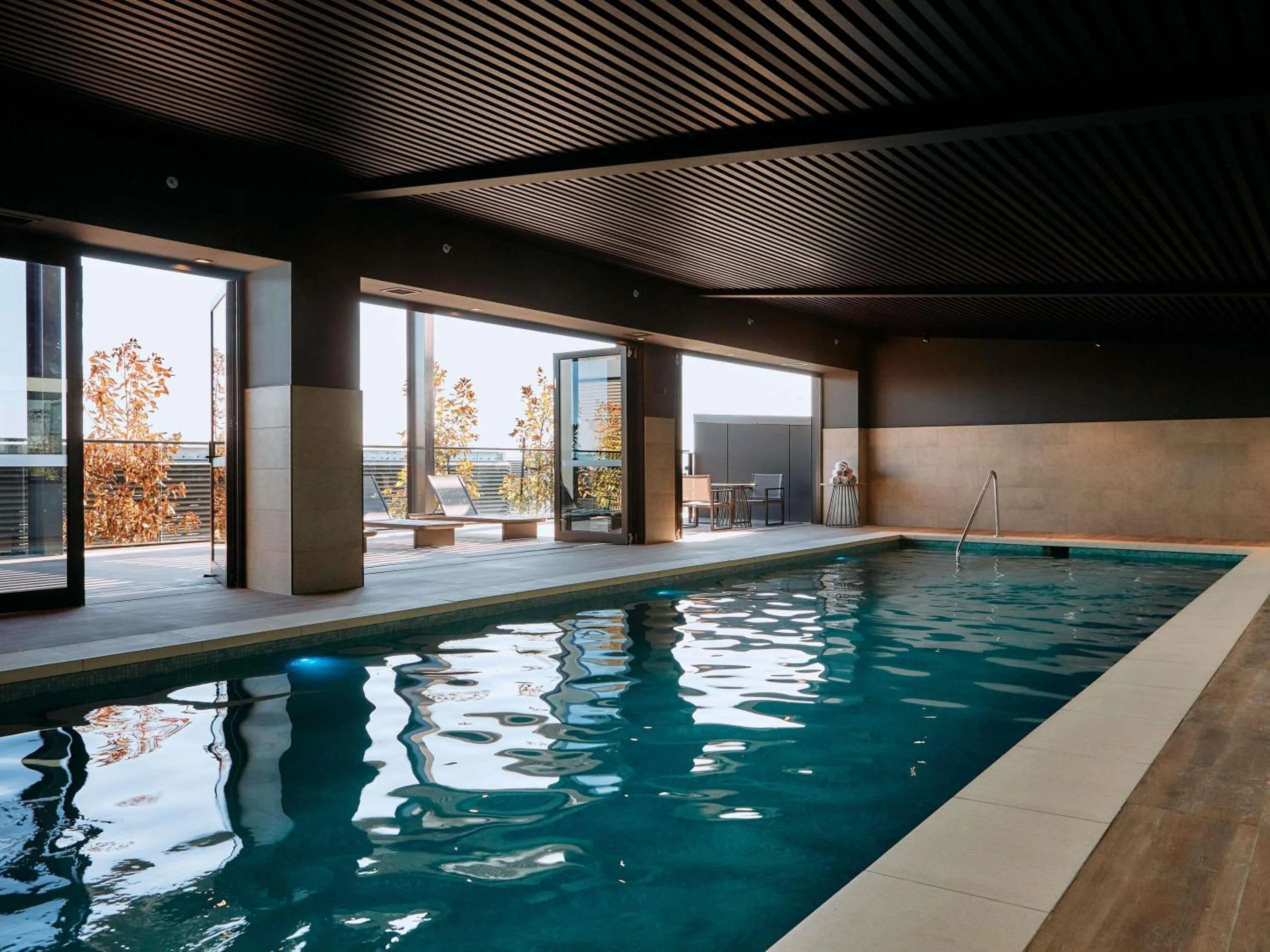 Pool view in Mercure Melbourne Doncaster